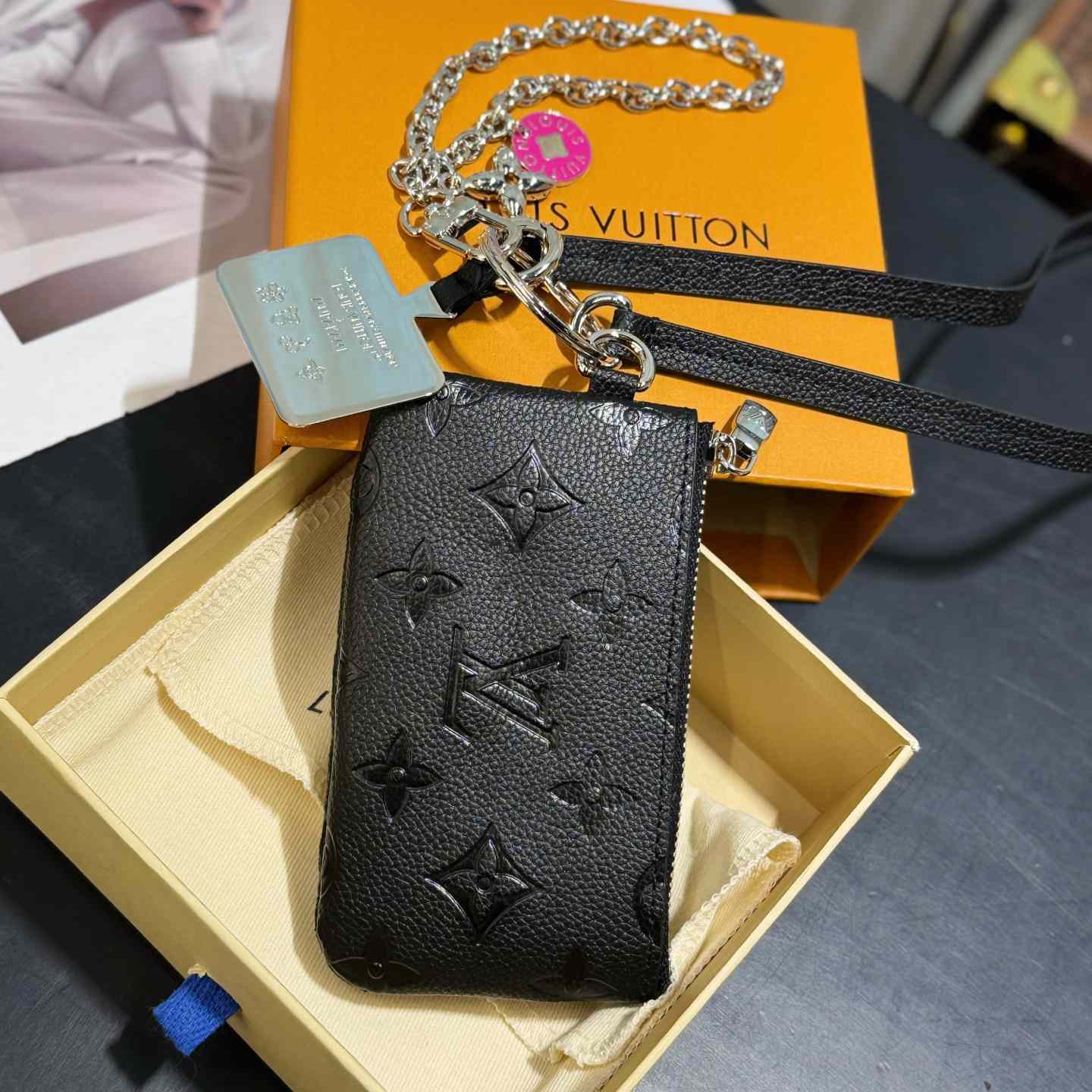 Louis Vuitton Monogram Phone Holder   - EUR FASHION