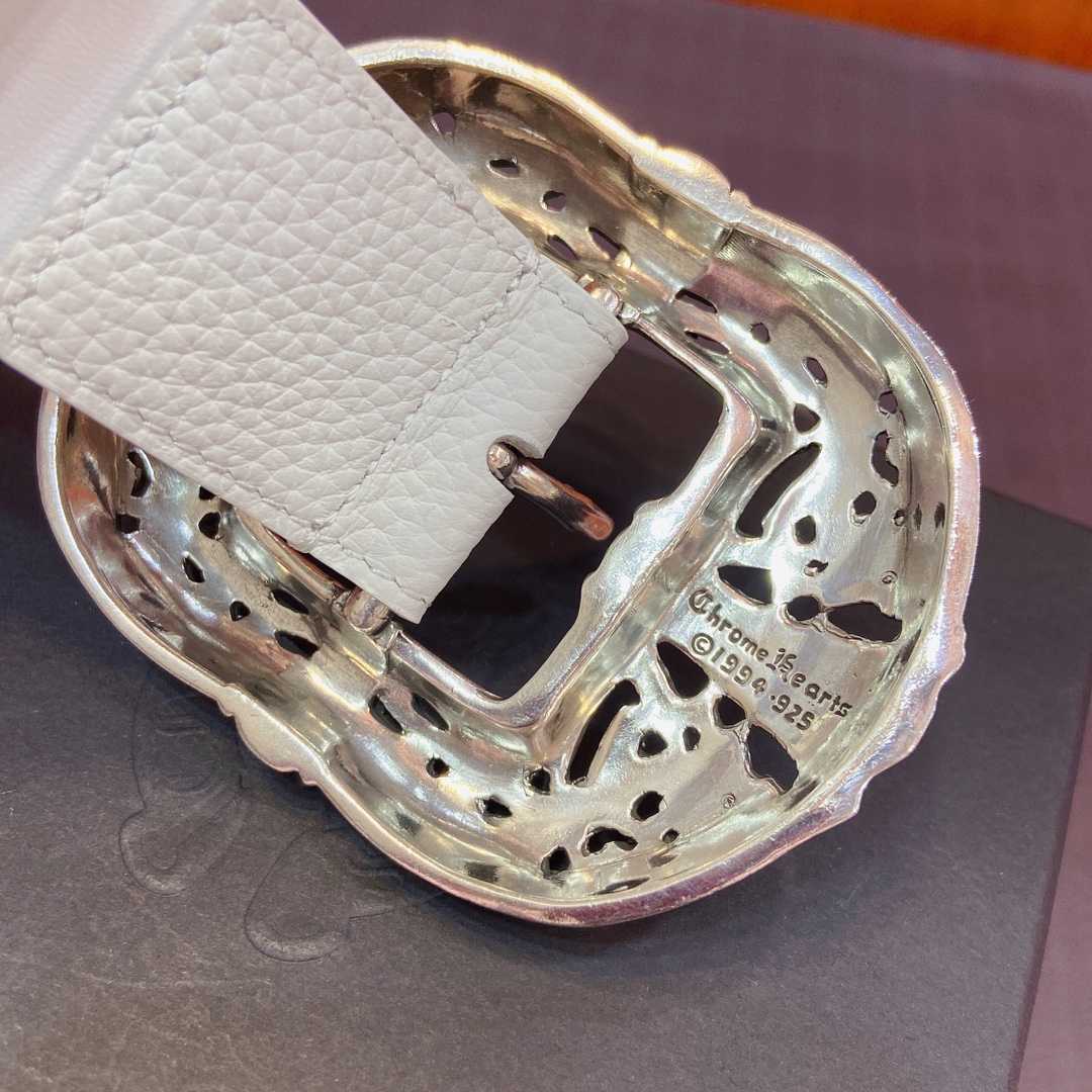 Chrome Hearts Leather Belt   - EUR FASHION