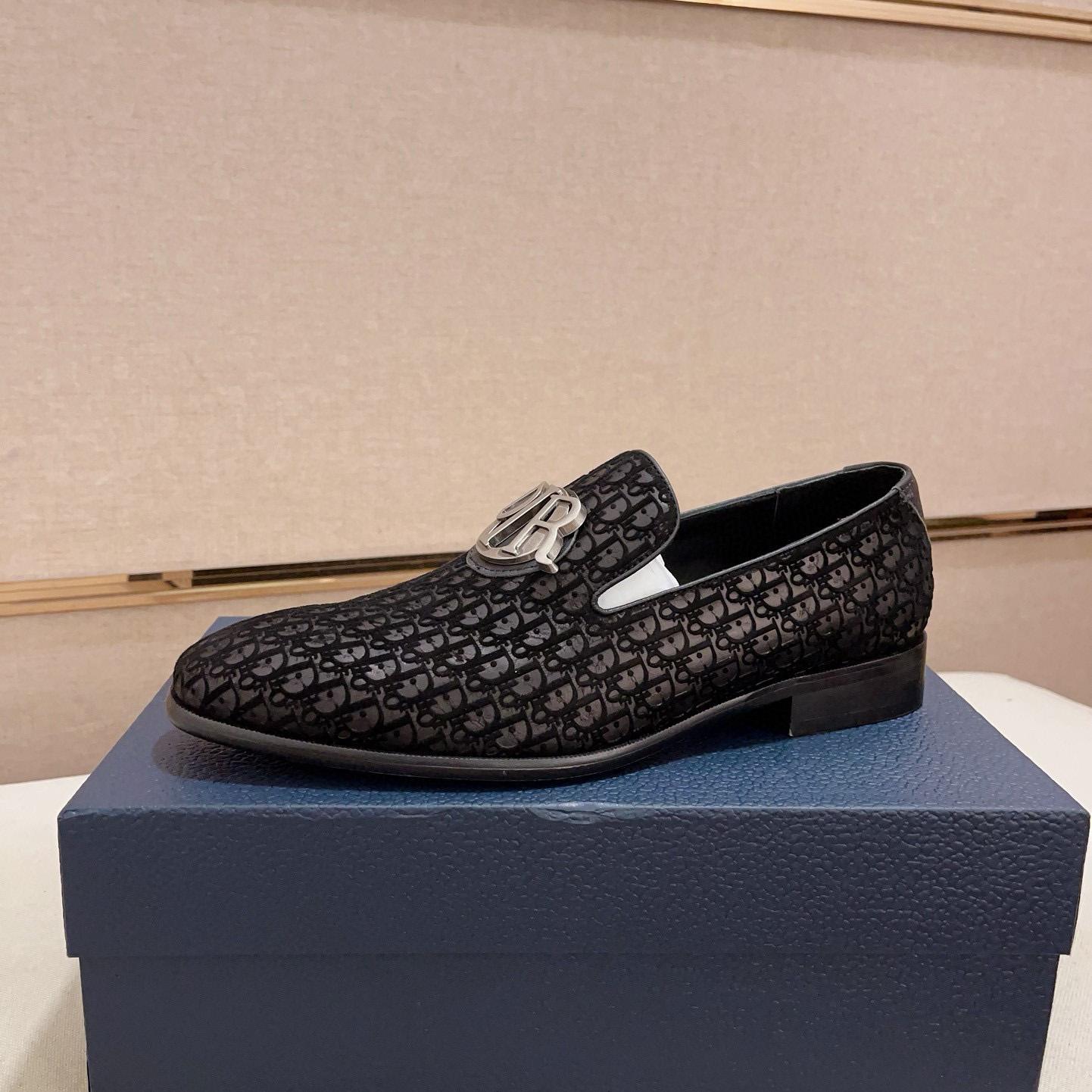 Dior Oblique Loafers  - EUR FASHION