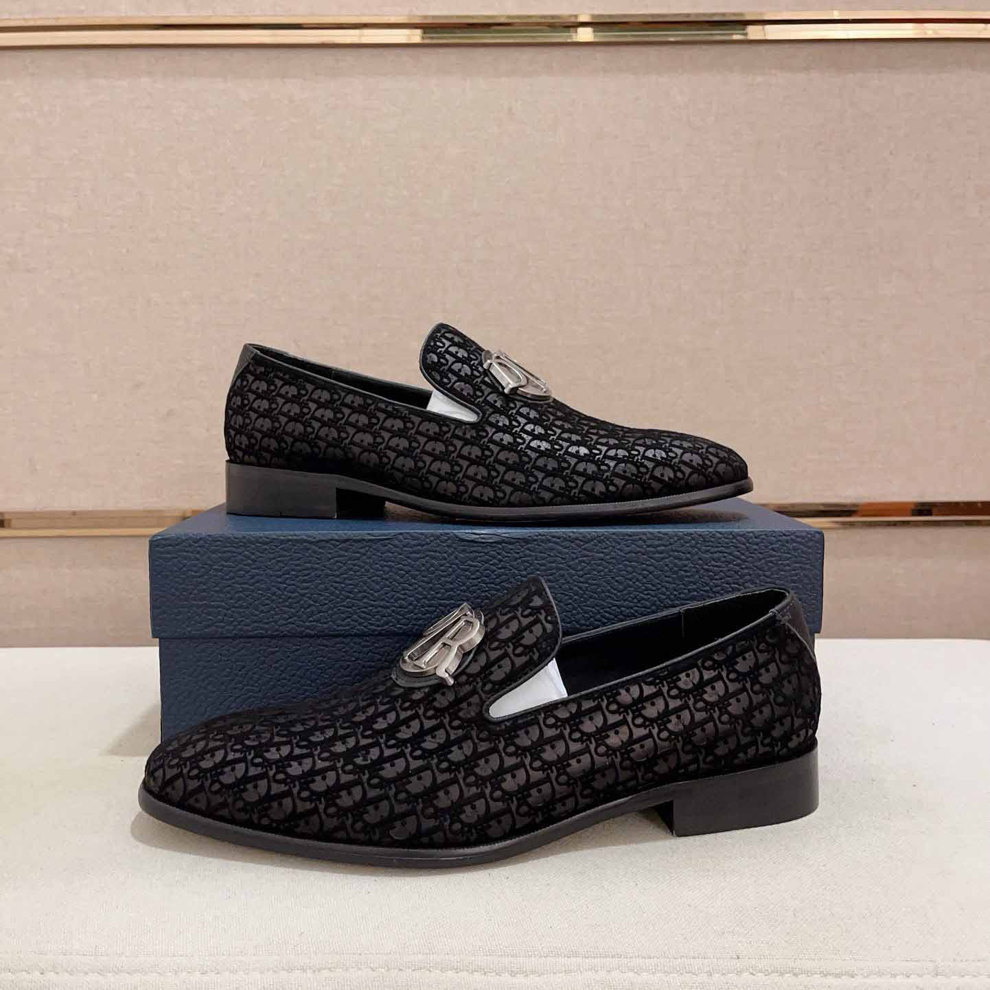 Dior Oblique Loafers  - EUR FASHION