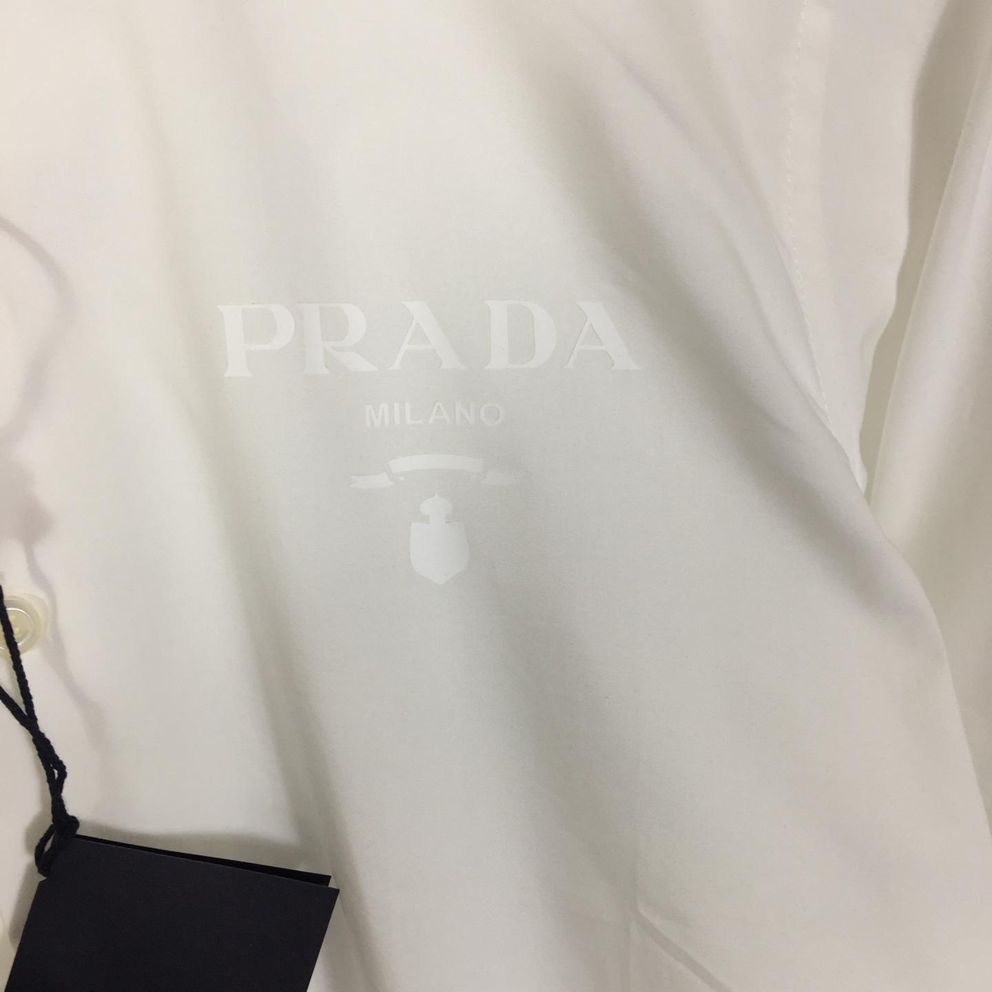 Prada White Long-sleeve Shirt - EUR FASHION