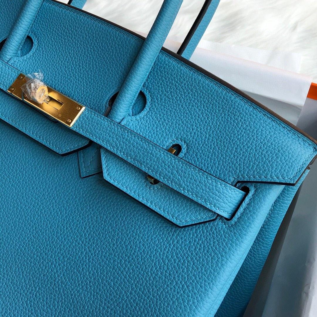 Hermès Blue Mallard Togo 25 cm Birkin Bag - EUR FASHION