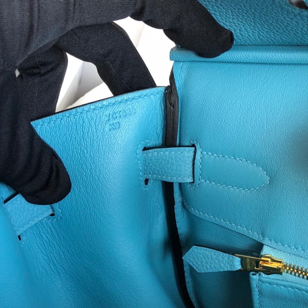 Hermès Blue Mallard Togo 25 cm Birkin Bag - EUR FASHION