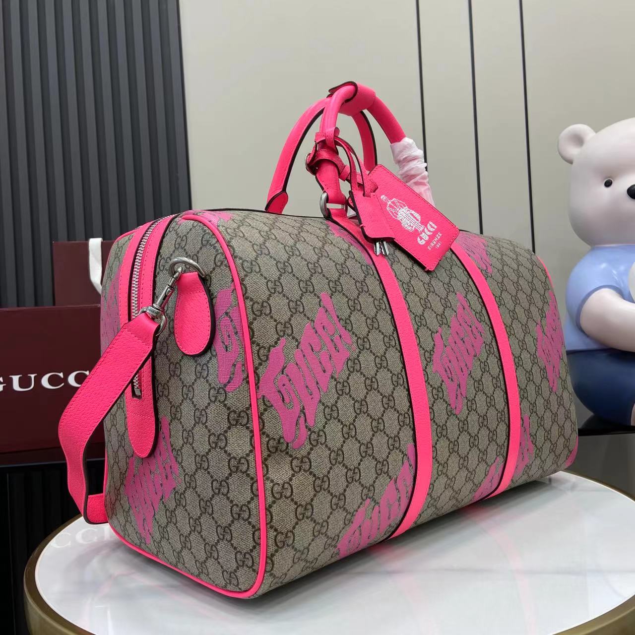 Gucci Medium Duffle Bag With Print - EUR FASHION