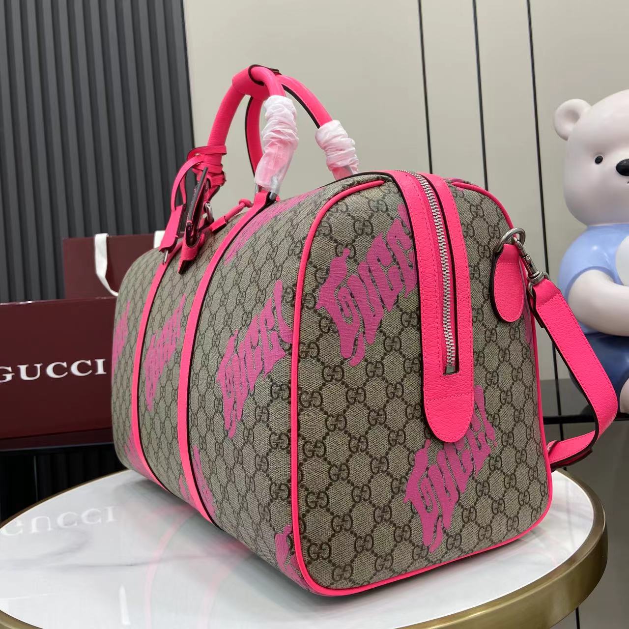 Gucci Medium Duffle Bag With Print - EUR FASHION