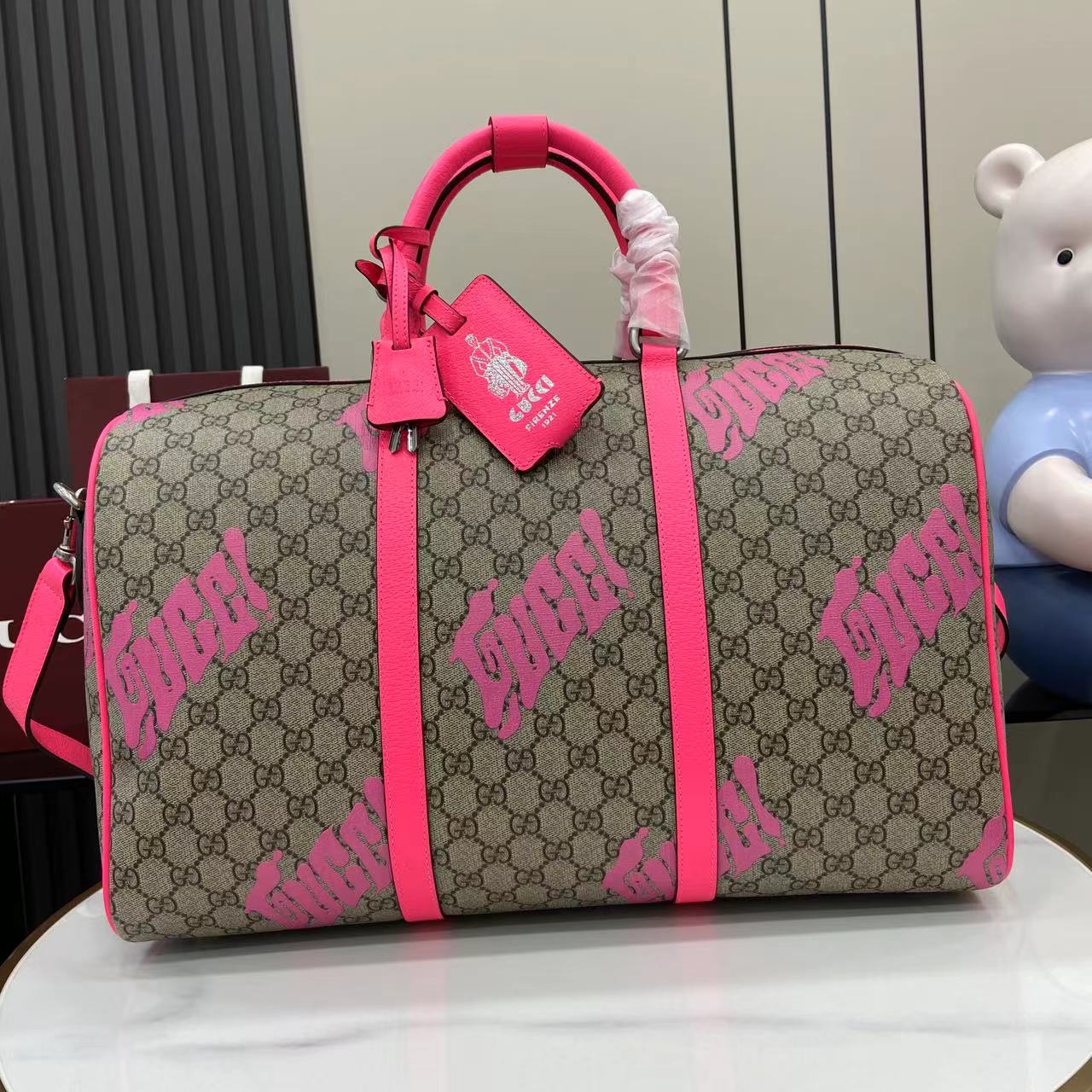 Gucci Medium Duffle Bag With Print - EUR FASHION