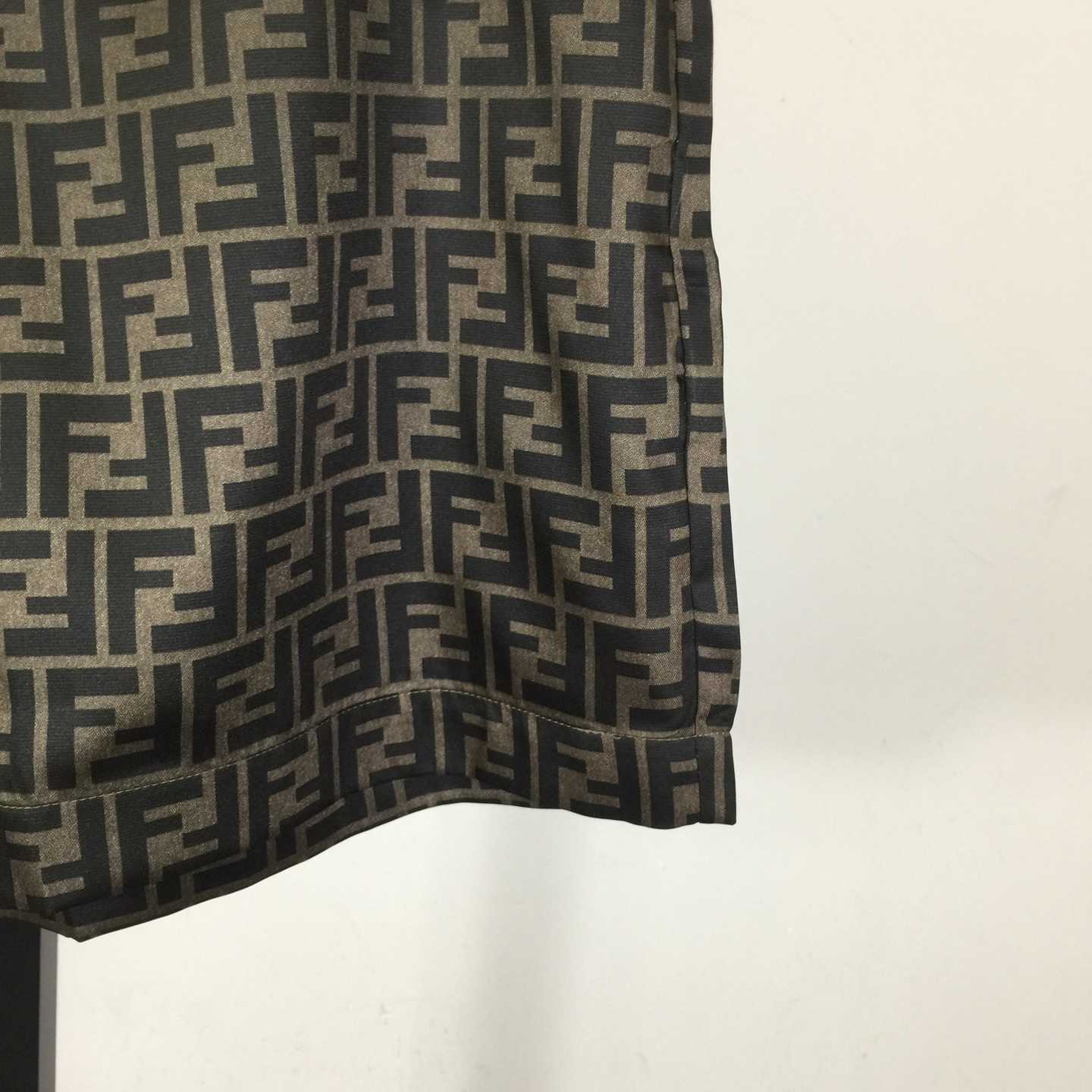 Fendi Brown Silk Short - EUR FASHION