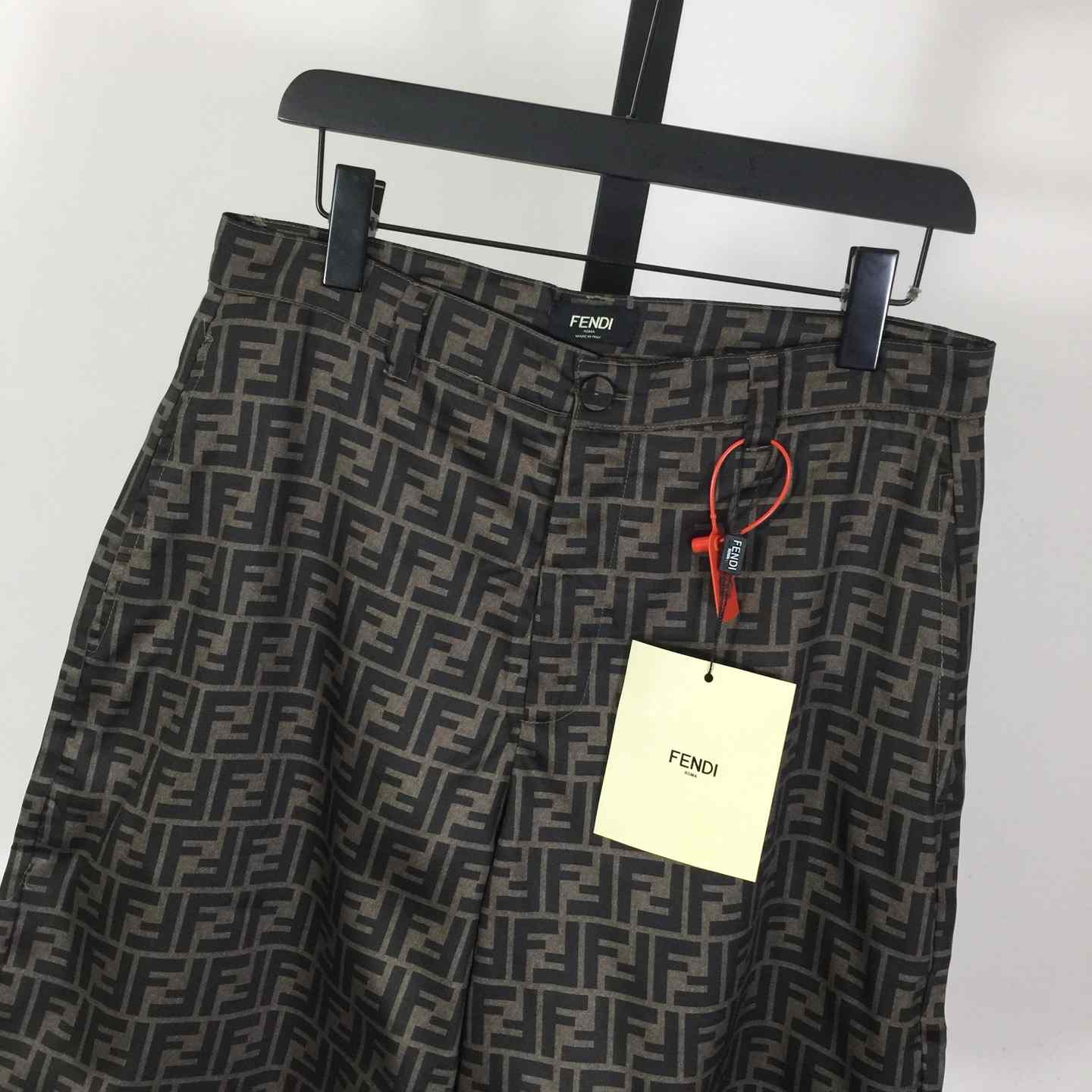 Fendi Brown Silk Short - EUR FASHION