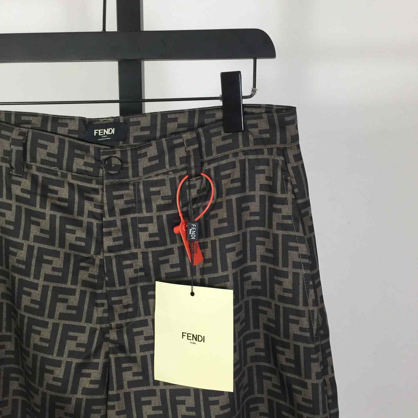 Fendi Brown Silk Short - EUR FASHION
