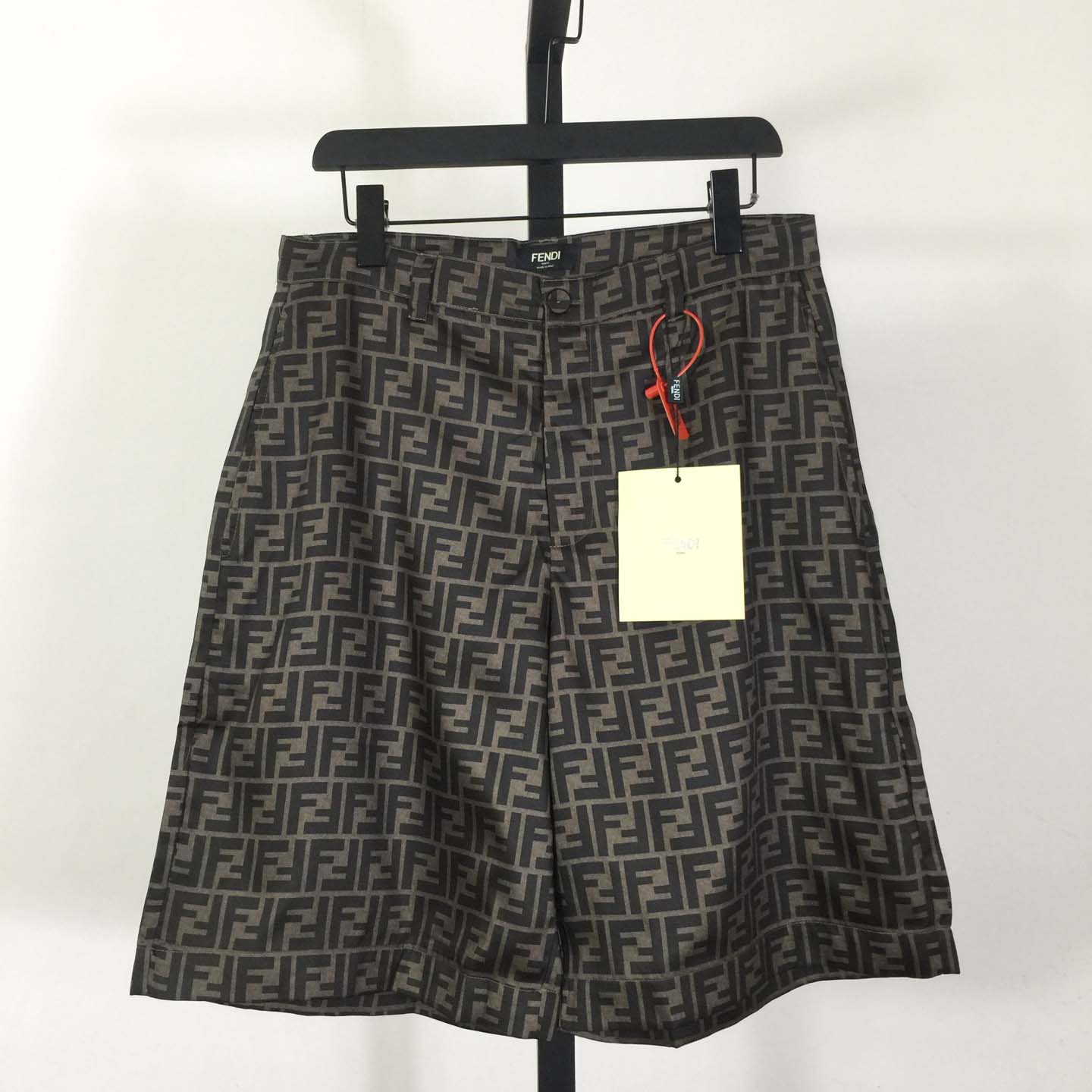 Fendi Brown Silk Short - EUR FASHION
