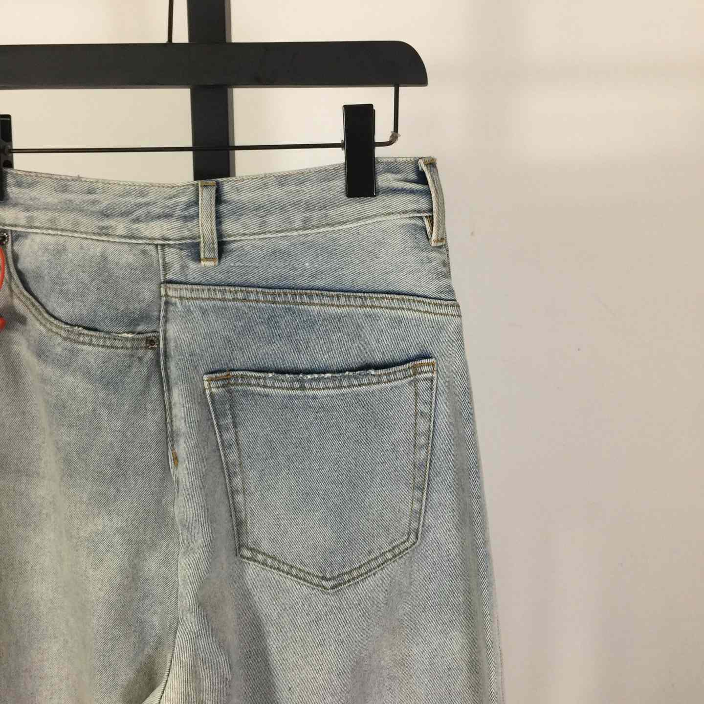 MM6 Maison Margiela Twist Wide Leg Jeans - EUR FASHION