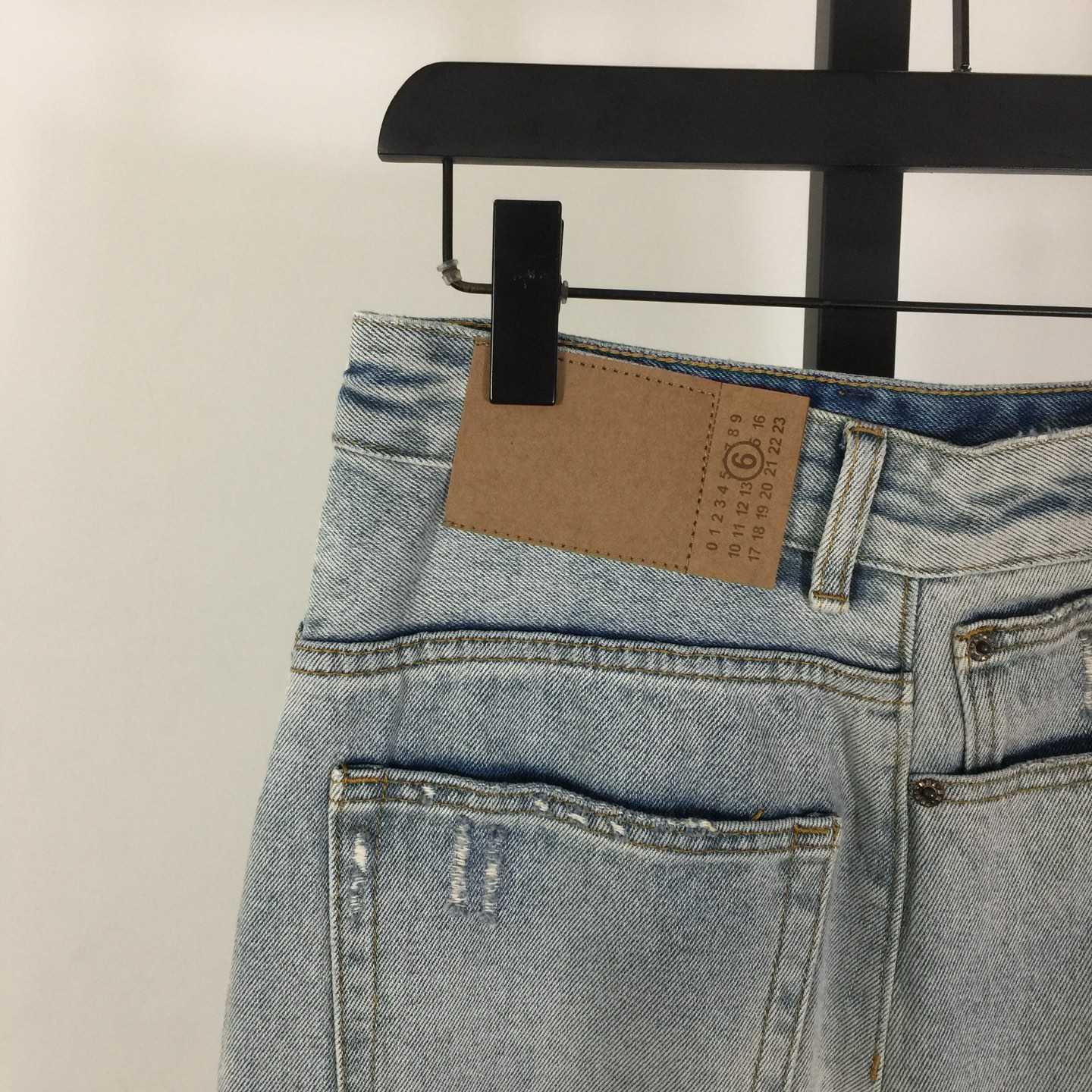MM6 Maison Margiela Twist Wide Leg Jeans - EUR FASHION