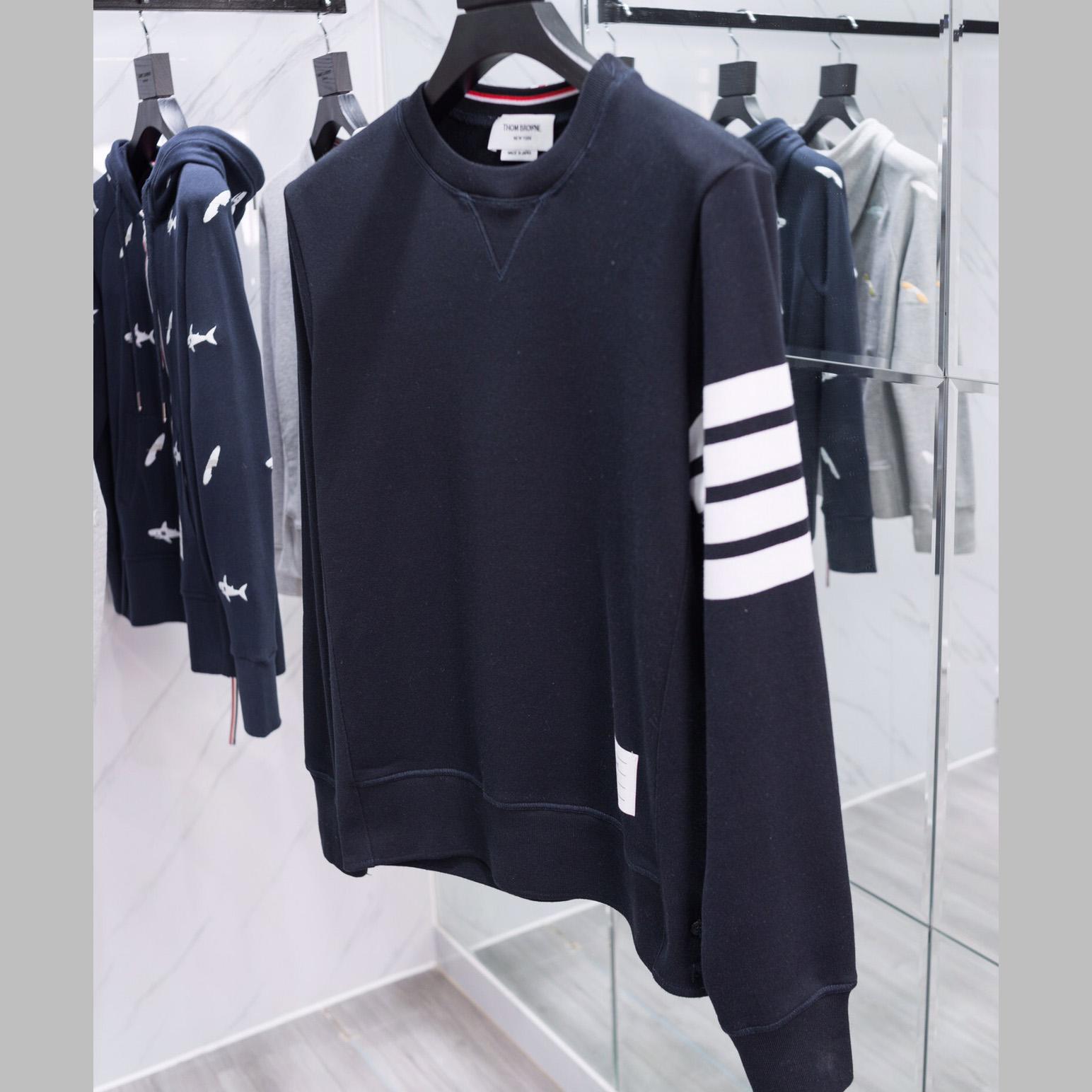 Thom Browne Stripe Sleeve Sweatshirt   TB22 - EUR FASHION