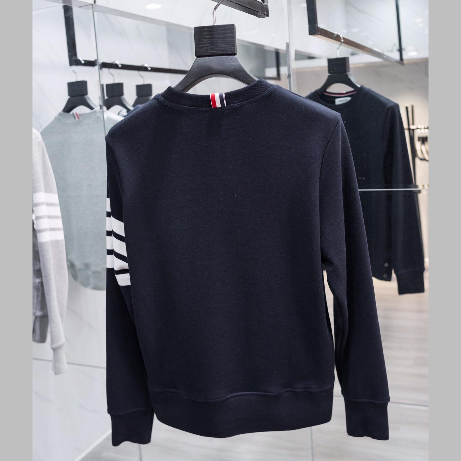 Thom Browne Stripe Sleeve Sweatshirt   TB22 - EUR FASHION