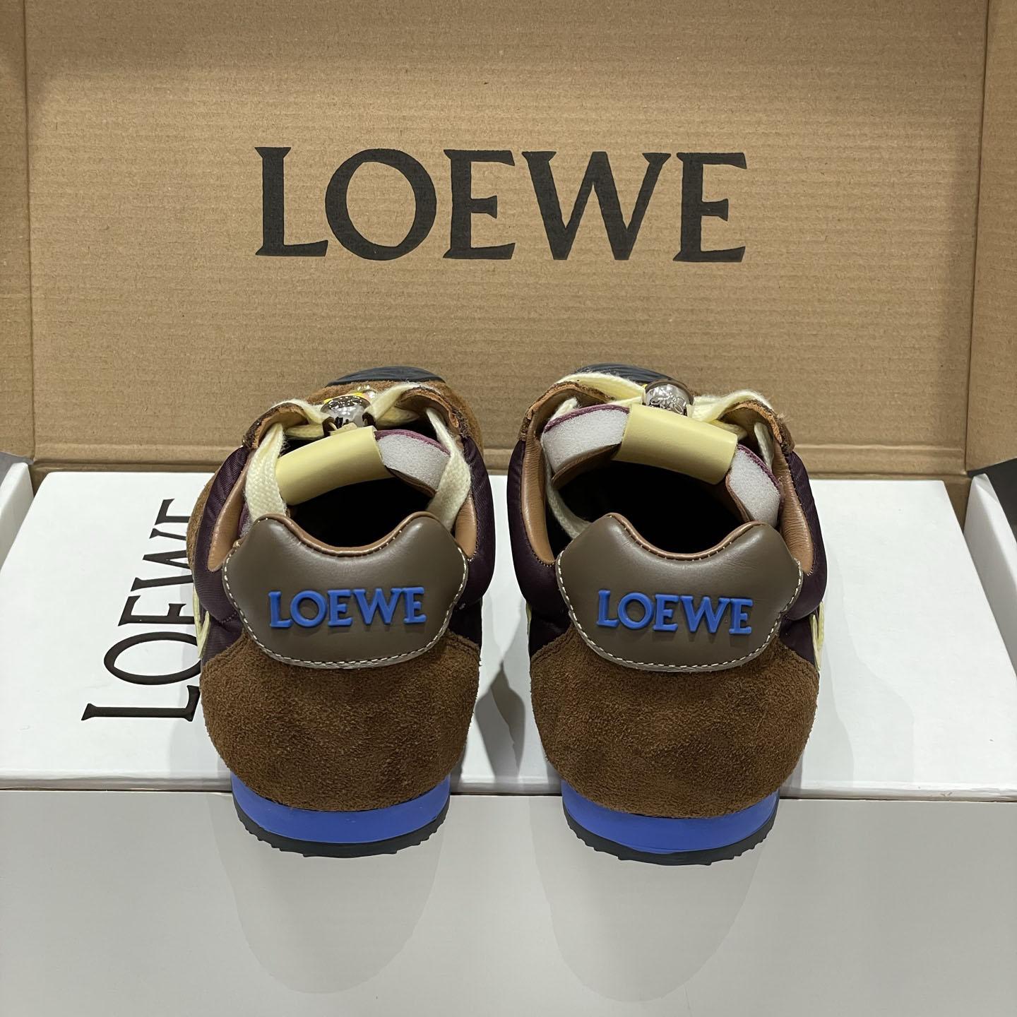 Loewe Ballet Runner 2.0 In Nylon And Calfskin - EUR FASHION