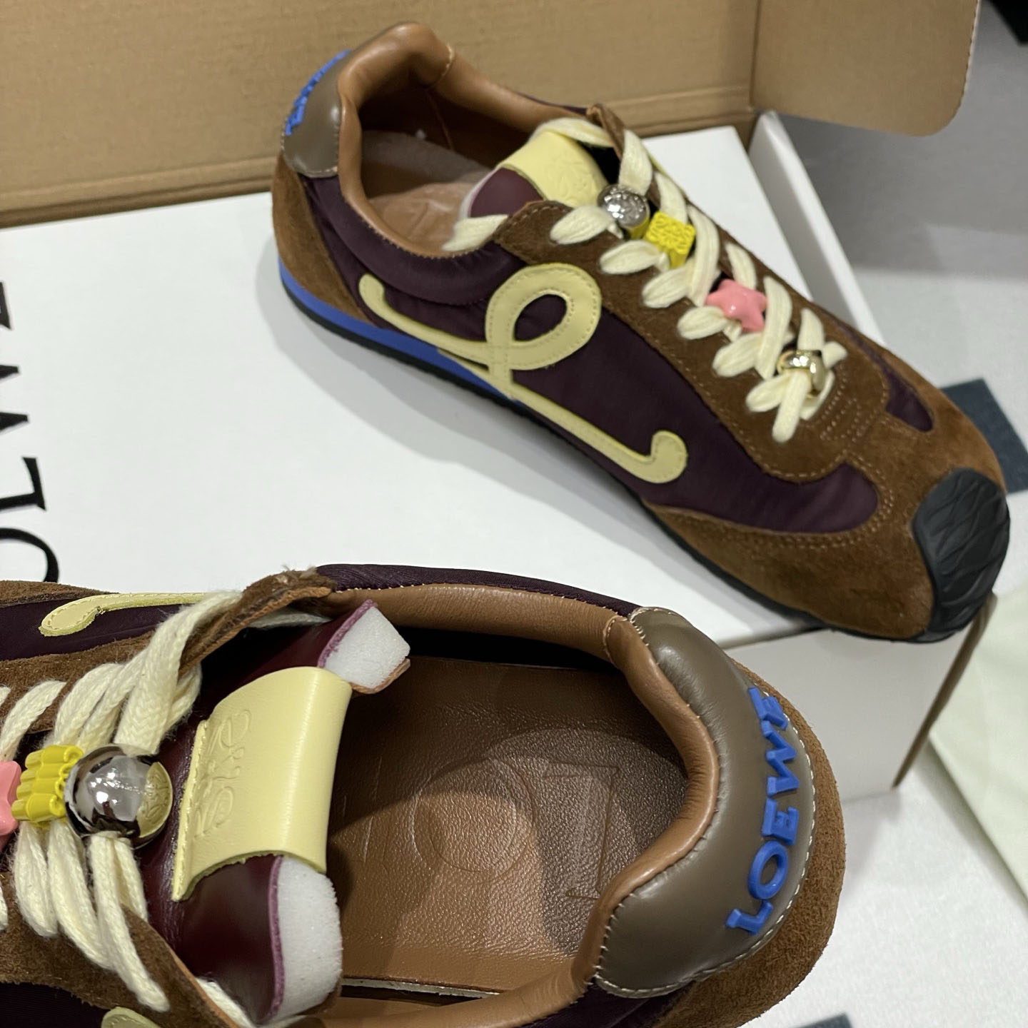 Loewe Ballet Runner 2.0 In Nylon And Calfskin - EUR FASHION
