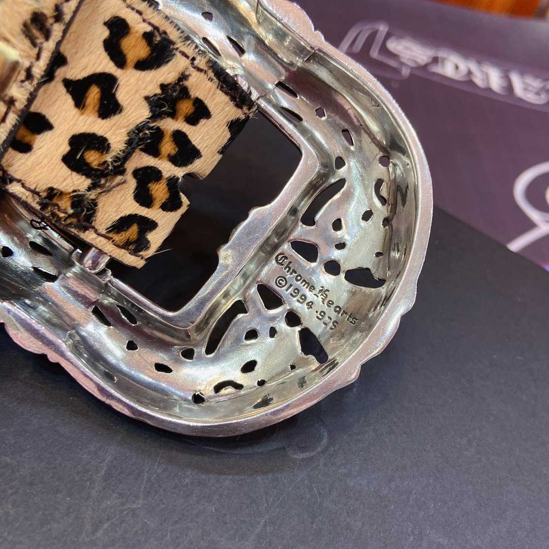 Chrome Hearts Leather Belt   - EUR FASHION