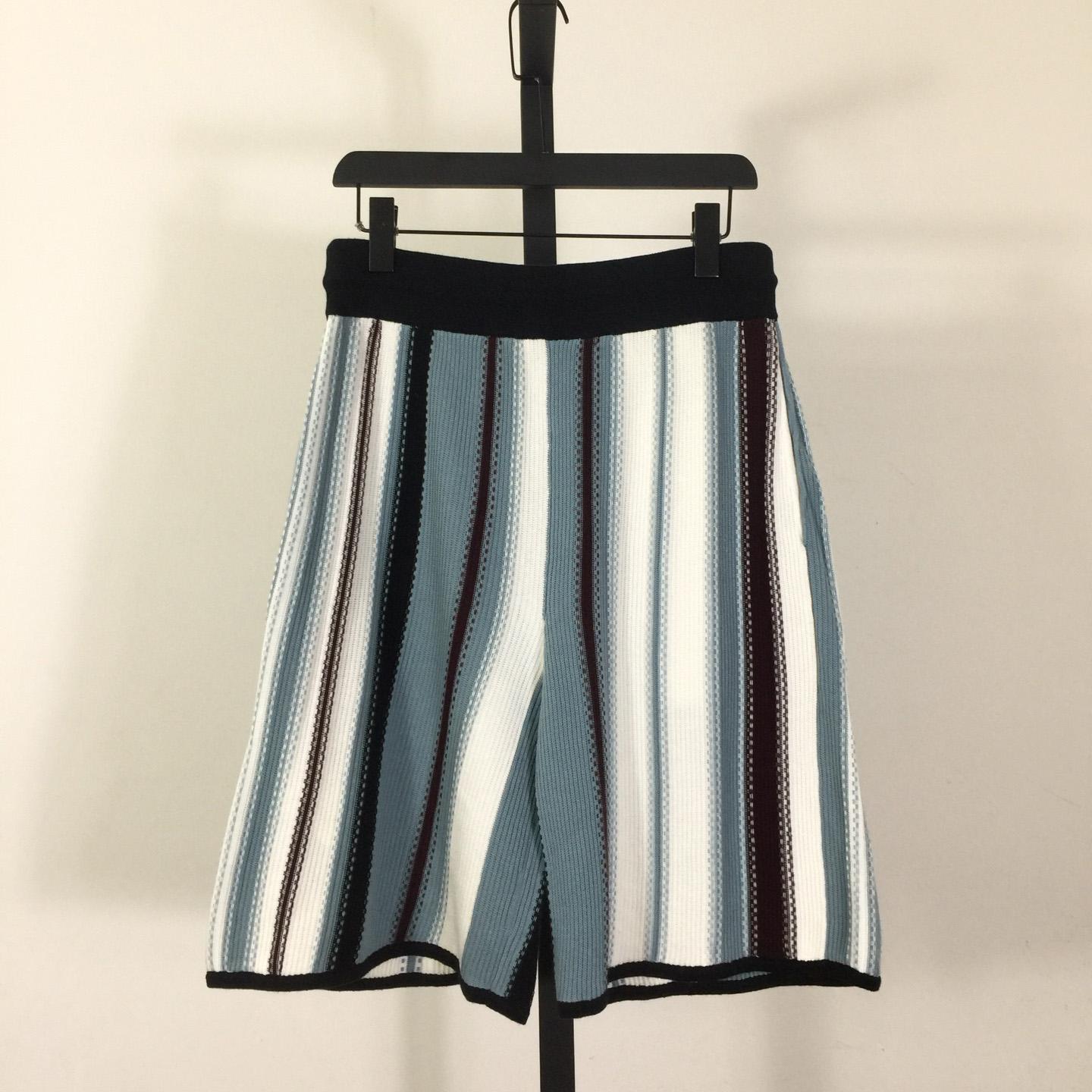 Louis Vuitton Striped Crochet Shorts   1AHVP1 - EUR FASHION