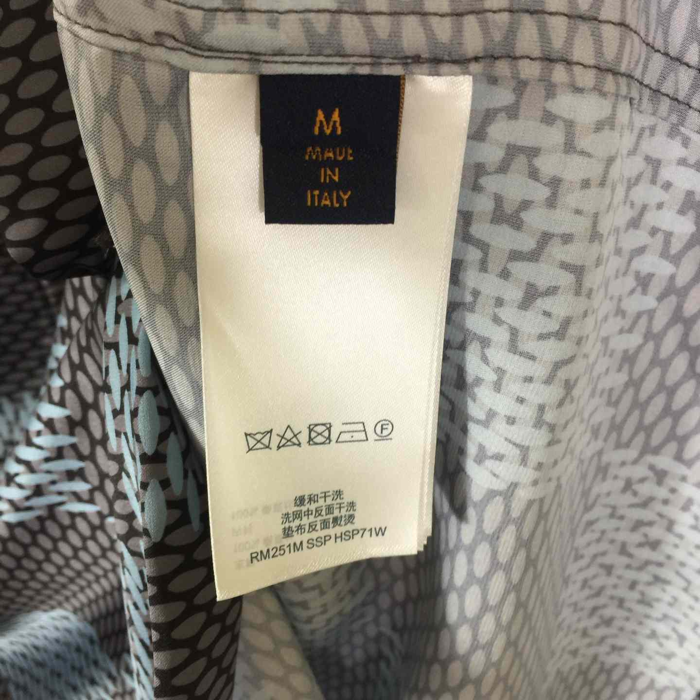 Louis Vuitton Damier Short-Sleeved Silk Shirt   1AHVXU - EUR FASHION
