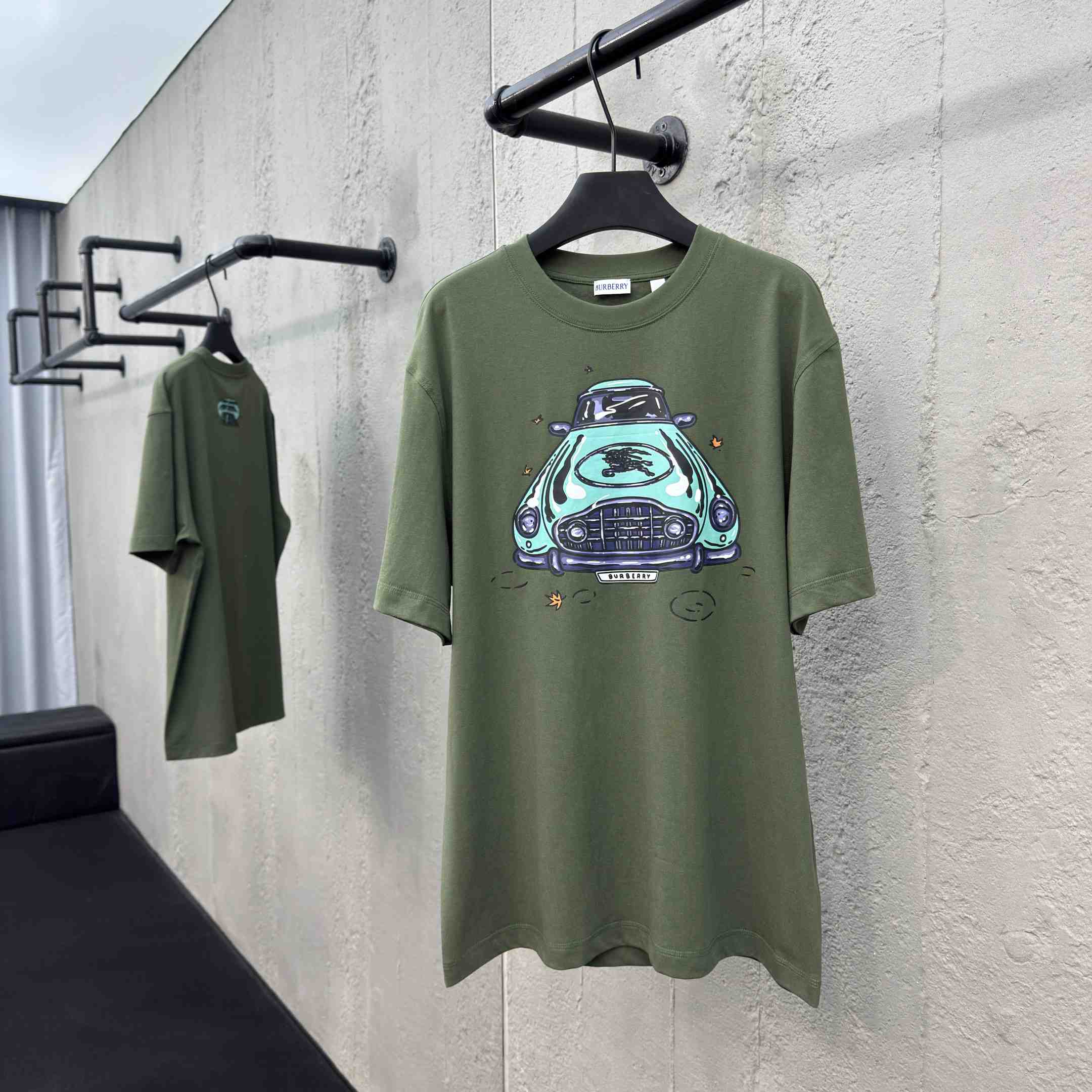 Burberry Car Cotton T-shirt - EUR FASHION