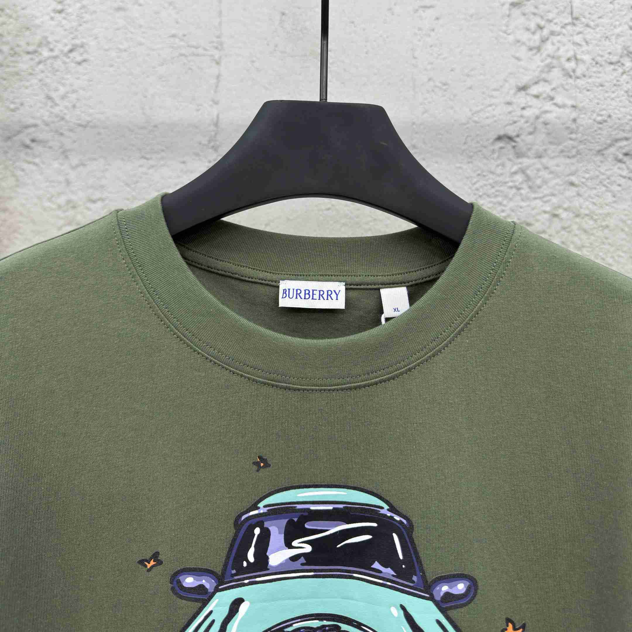 Burberry Car Cotton T-shirt - EUR FASHION