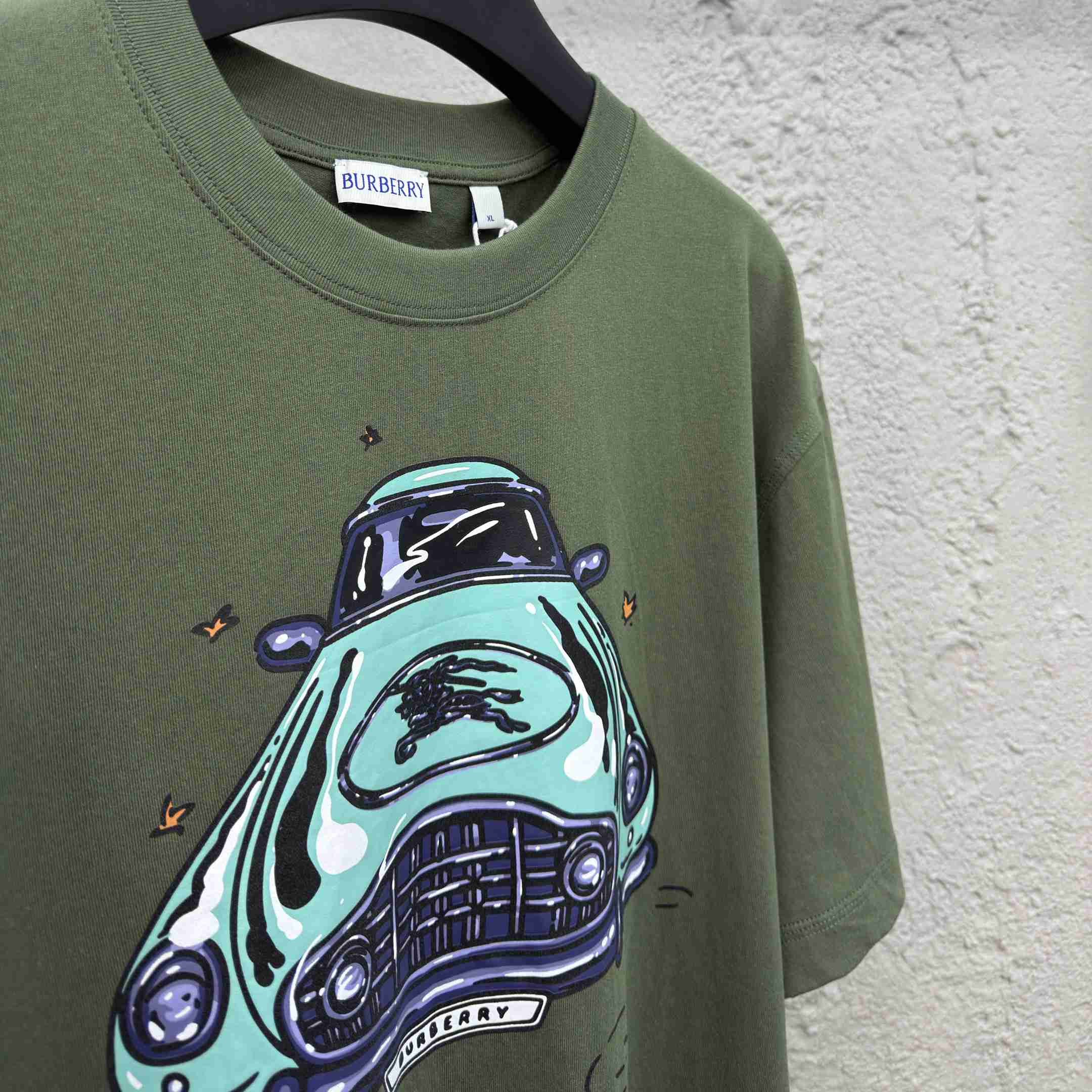 Burberry Car Cotton T-shirt - EUR FASHION