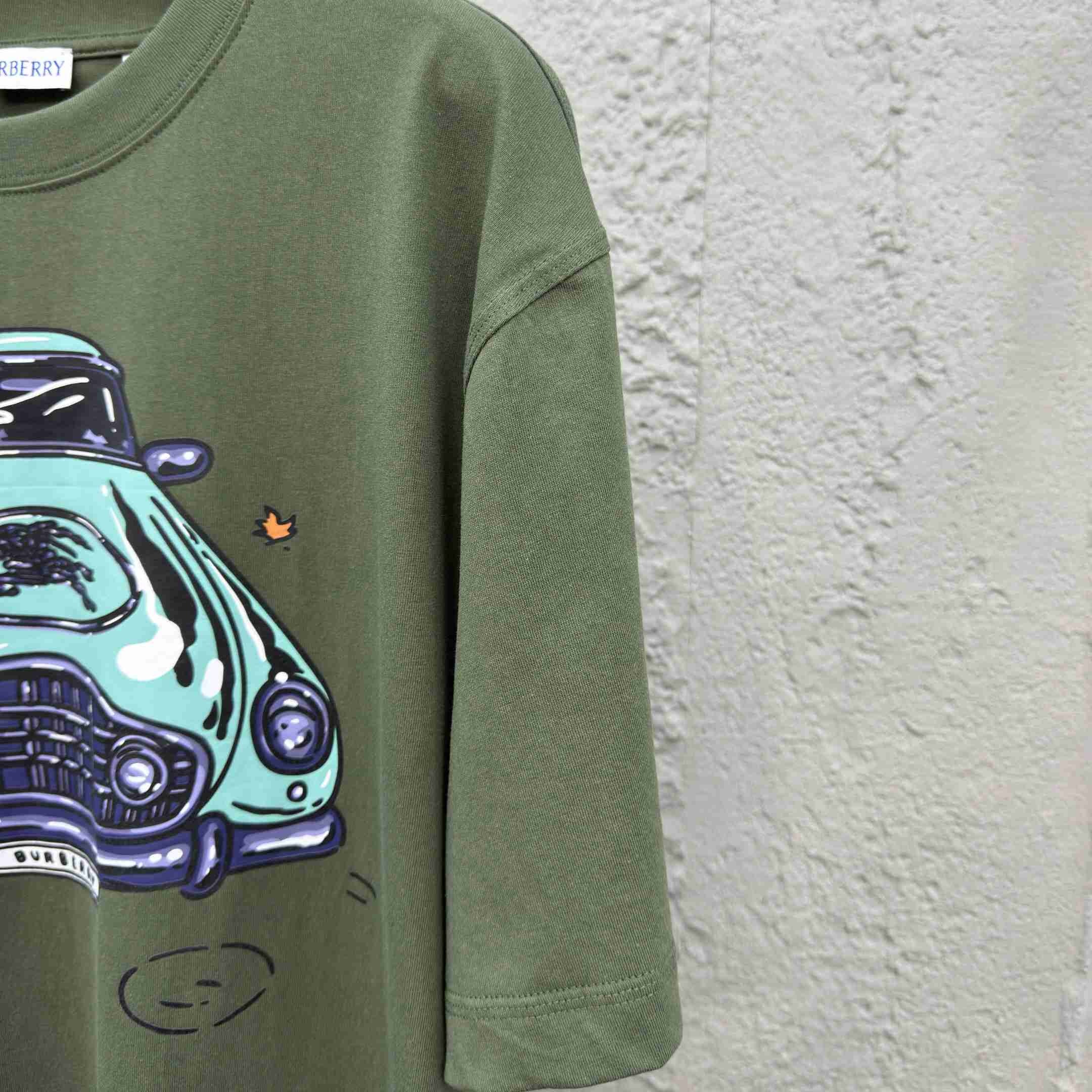 Burberry Car Cotton T-shirt - EUR FASHION