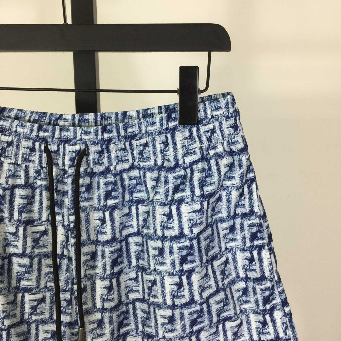 Fendi FF-motif Linen Shorts - EUR FASHION