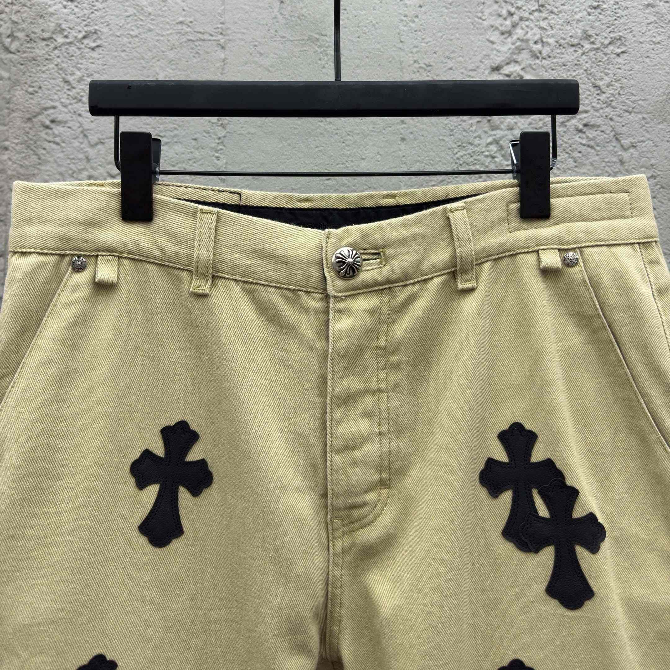 Chrome Hearts Cross Patch Chino Pants - EUR FASHION