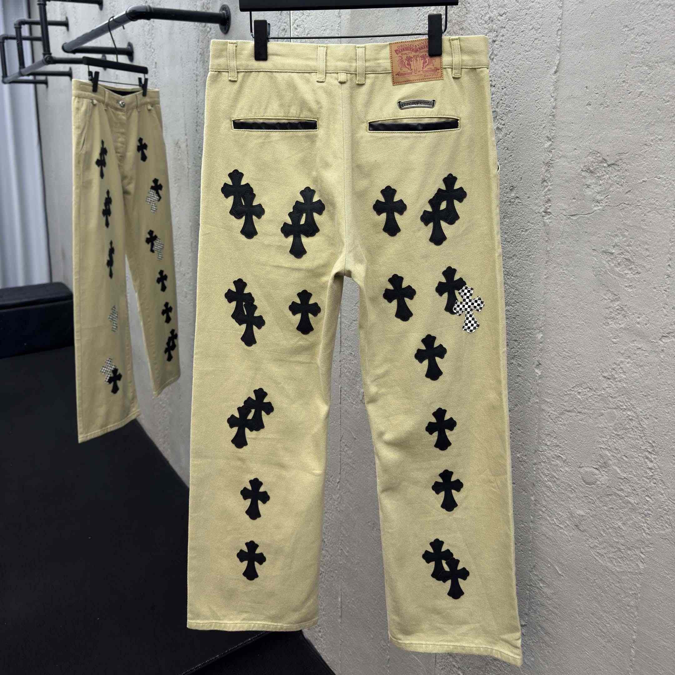 Chrome Hearts Cross Patch Chino Pants - EUR FASHION
