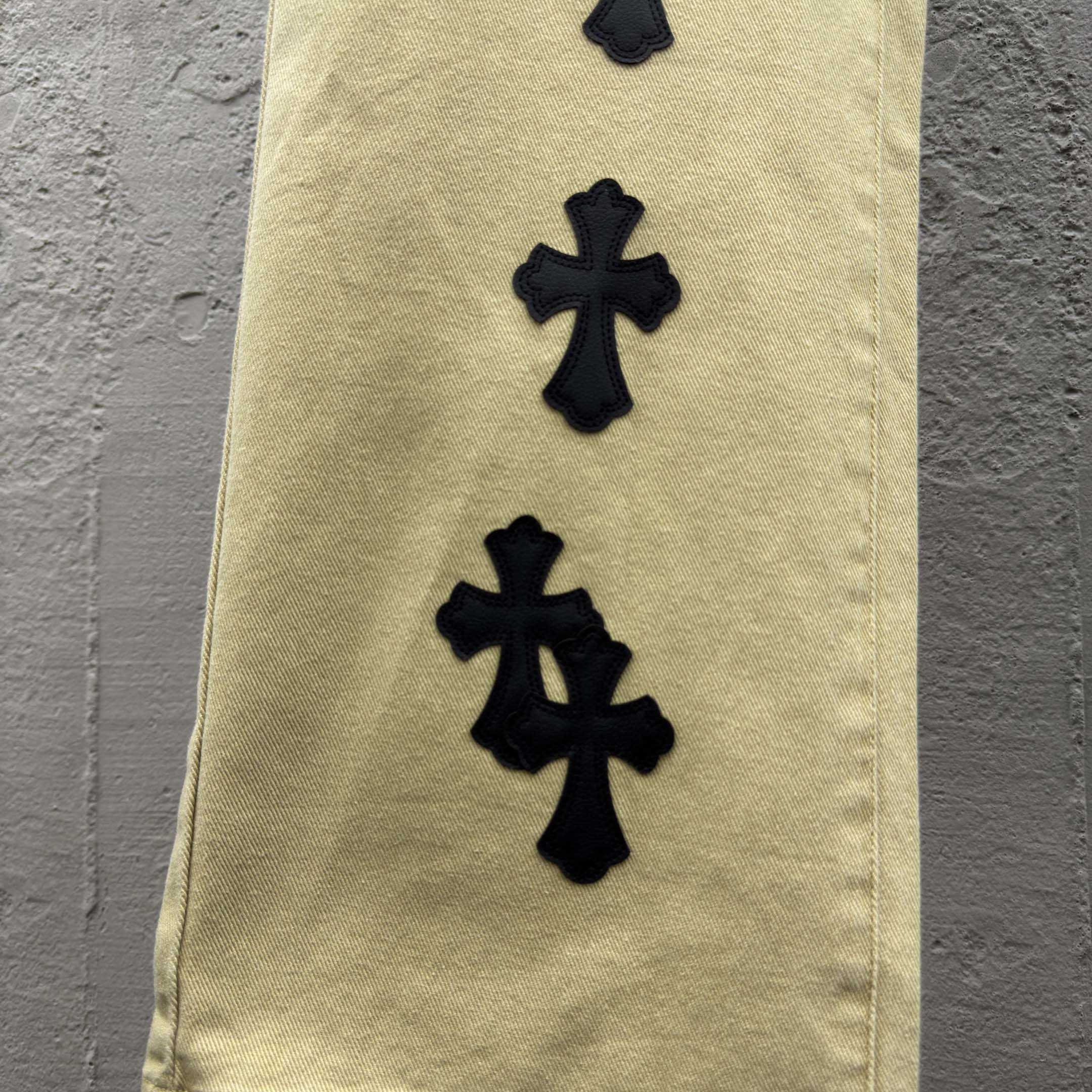 Chrome Hearts Cross Patch Chino Pants - EUR FASHION
