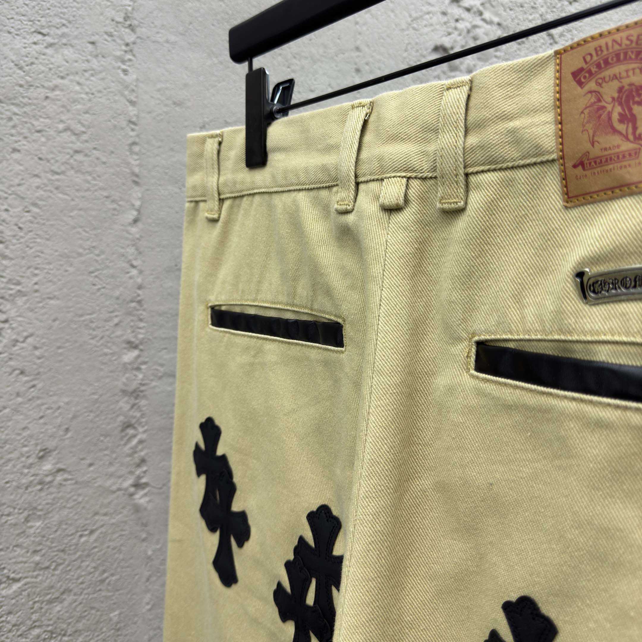 Chrome Hearts Cross Patch Chino Pants - EUR FASHION