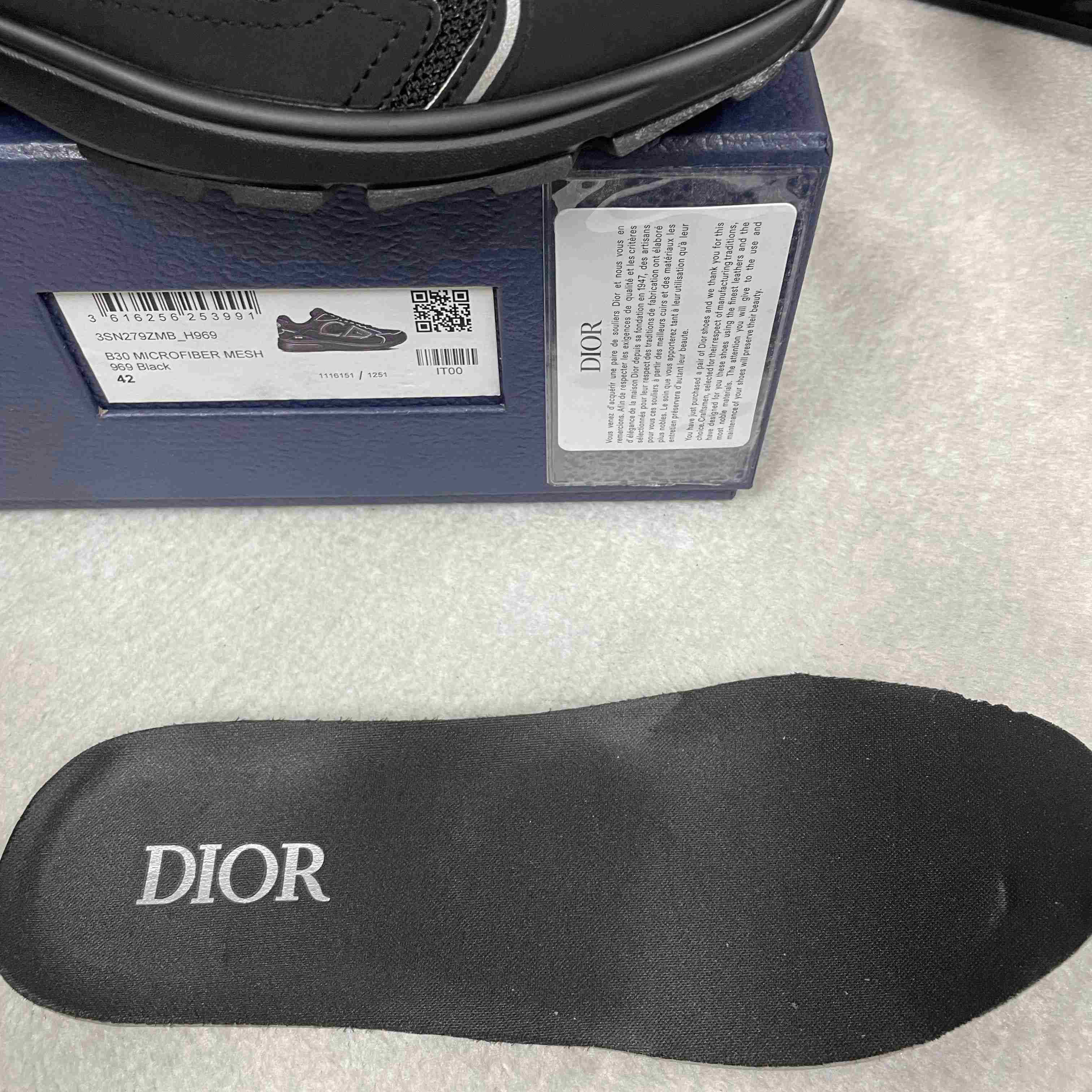 Dior B30 Triple Black - EUR FASHION