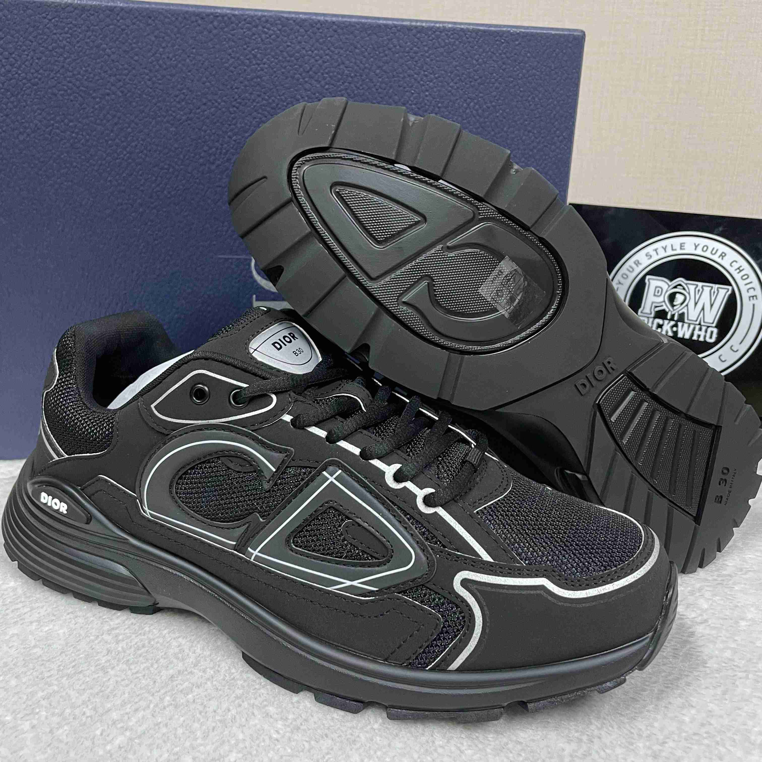 Dior B30 Triple Black - EUR FASHION