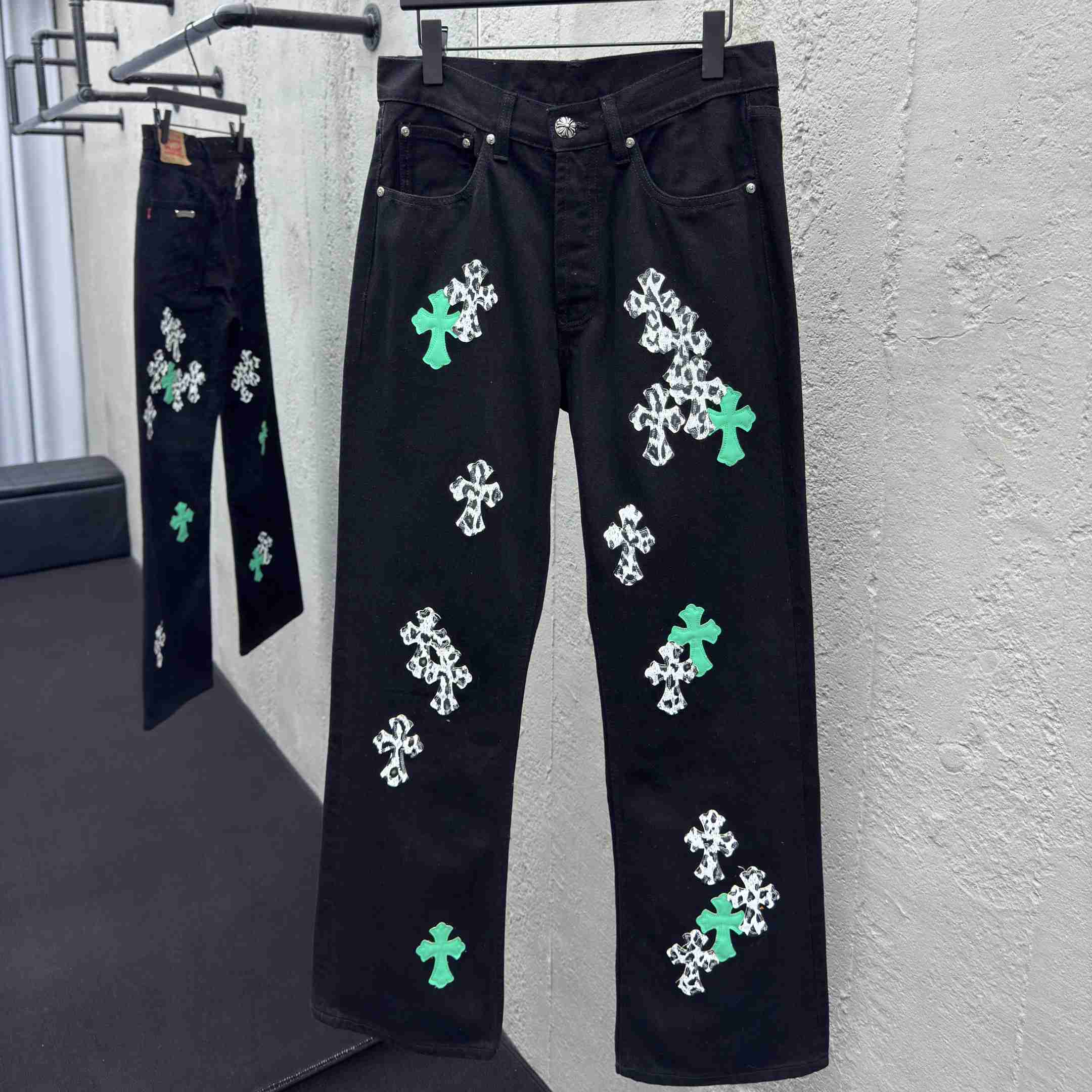 Chrome Hearts Jeans - EUR FASHION