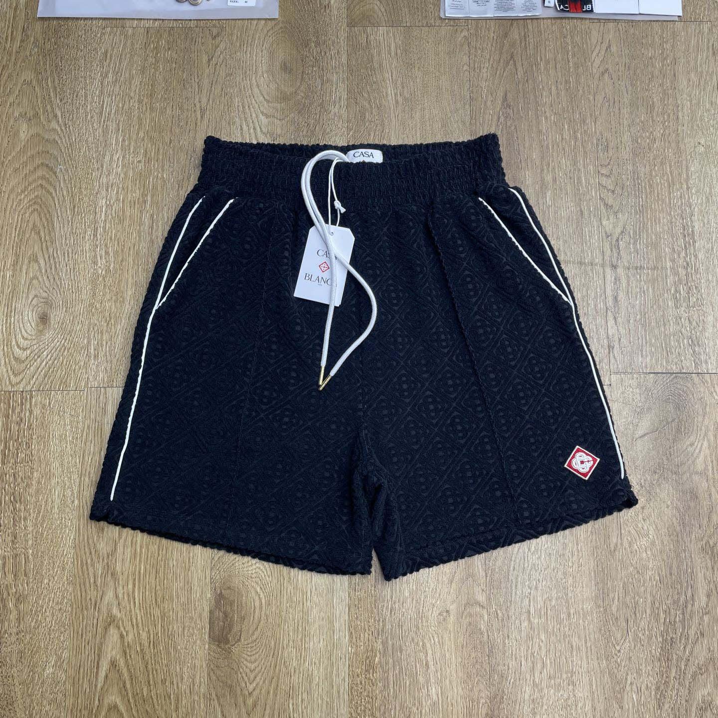 Casablanca Monogram Jacquard Towelling Shorts    c1029 - EUR FASHION