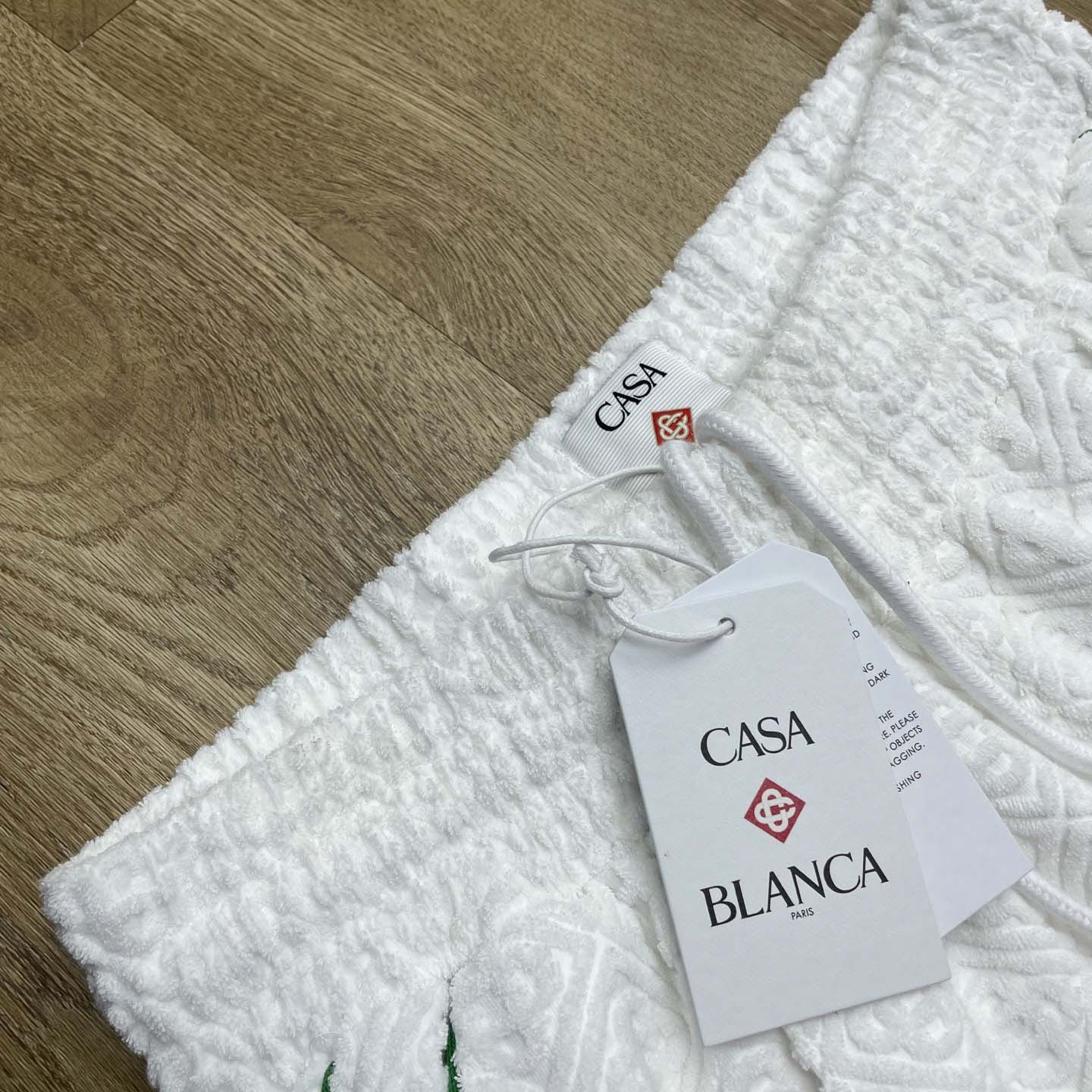 Casablanca Monogram Jacquard Towelling Shorts    c1031 - EUR FASHION