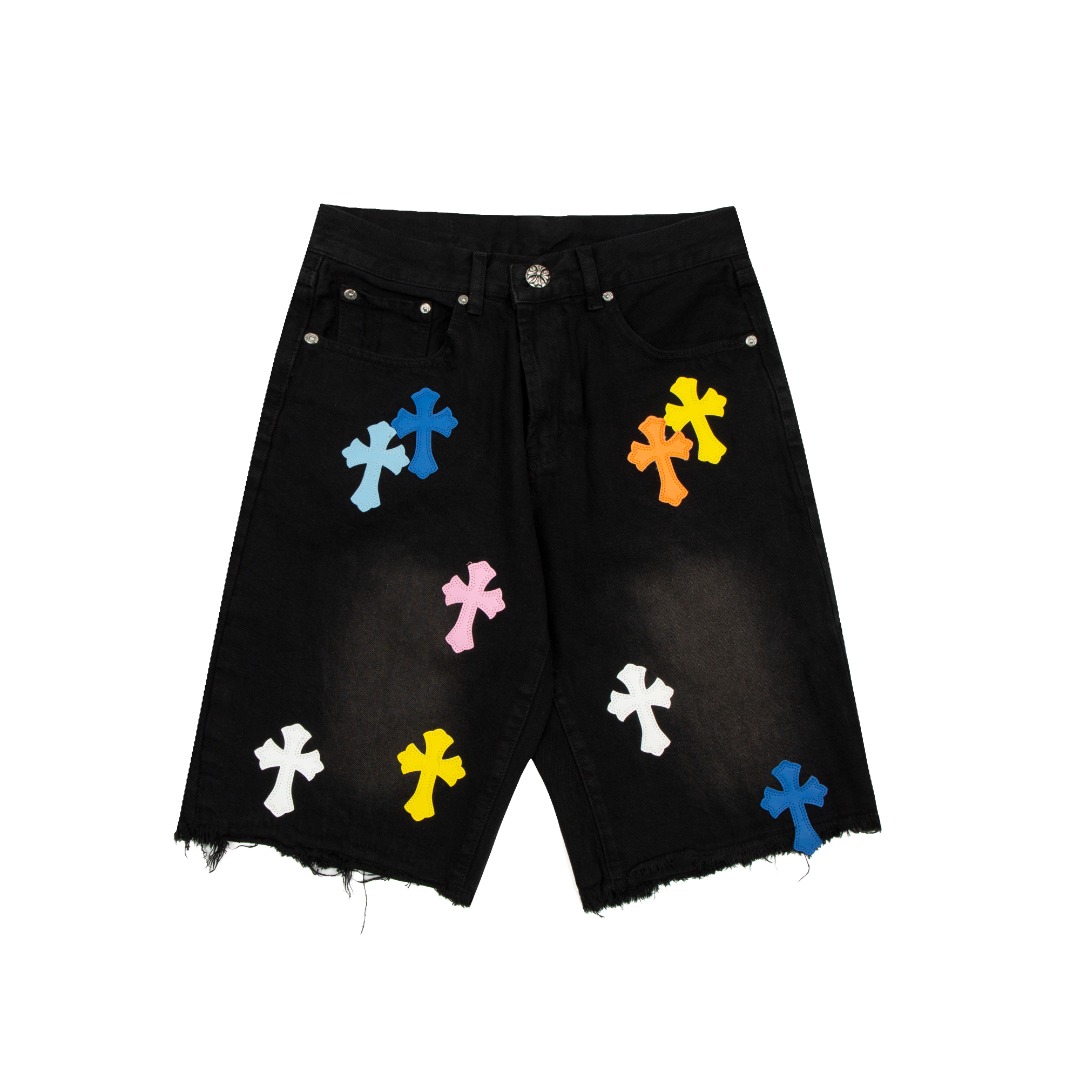 Chrome Hearts Denim Shorts - EUR FASHION