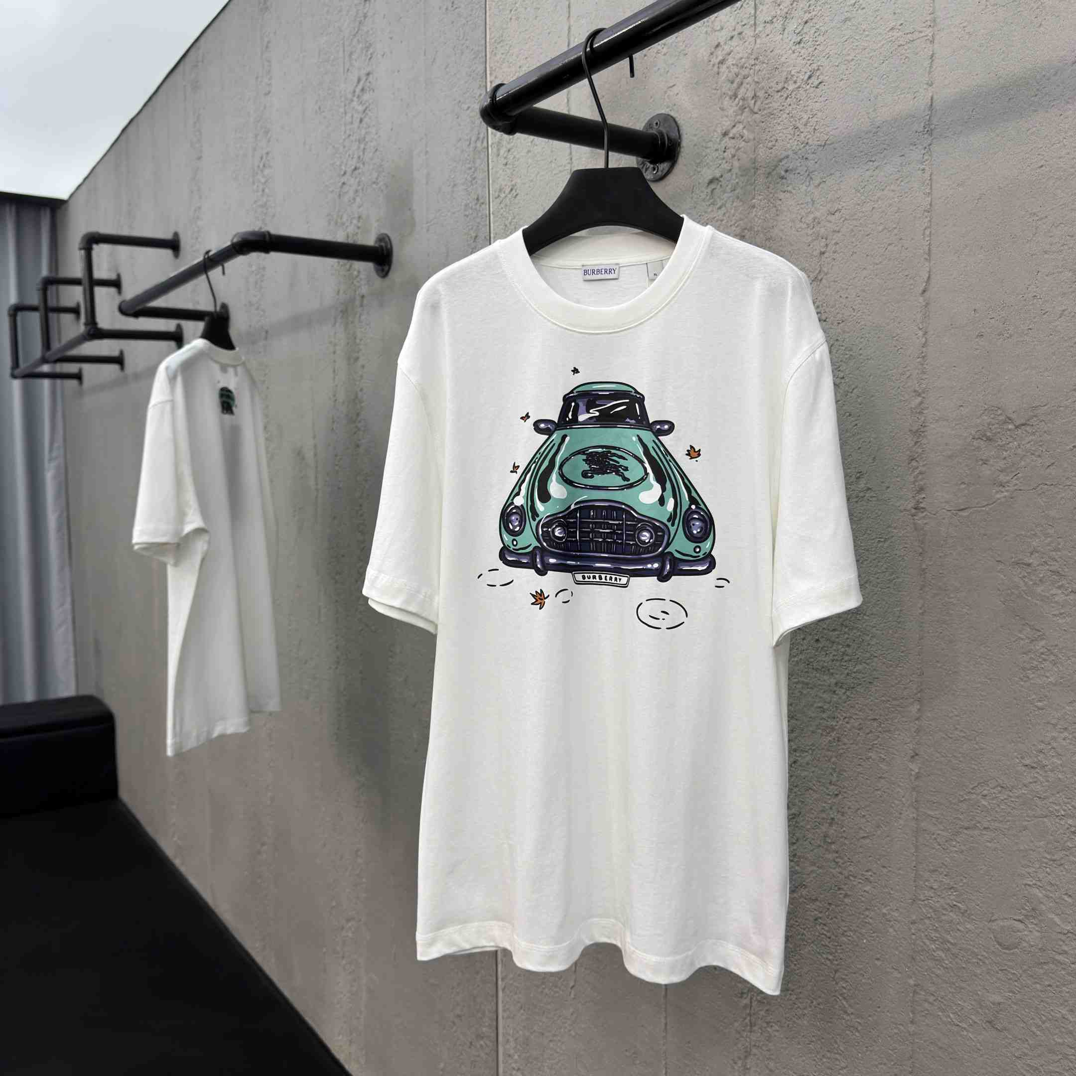 Burberry Car Cotton T-shirt - EUR FASHION