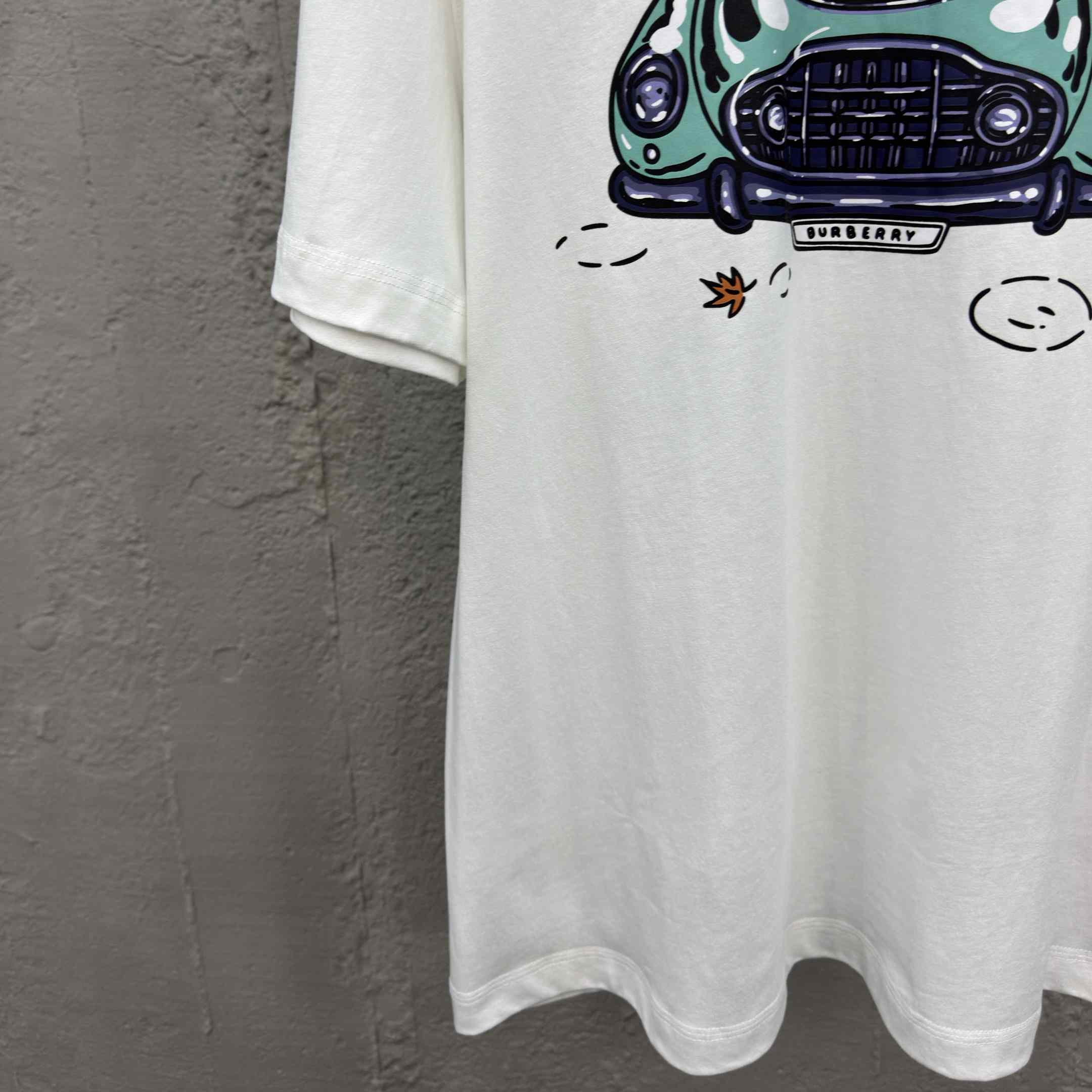 Burberry Car Cotton T-shirt - EUR FASHION