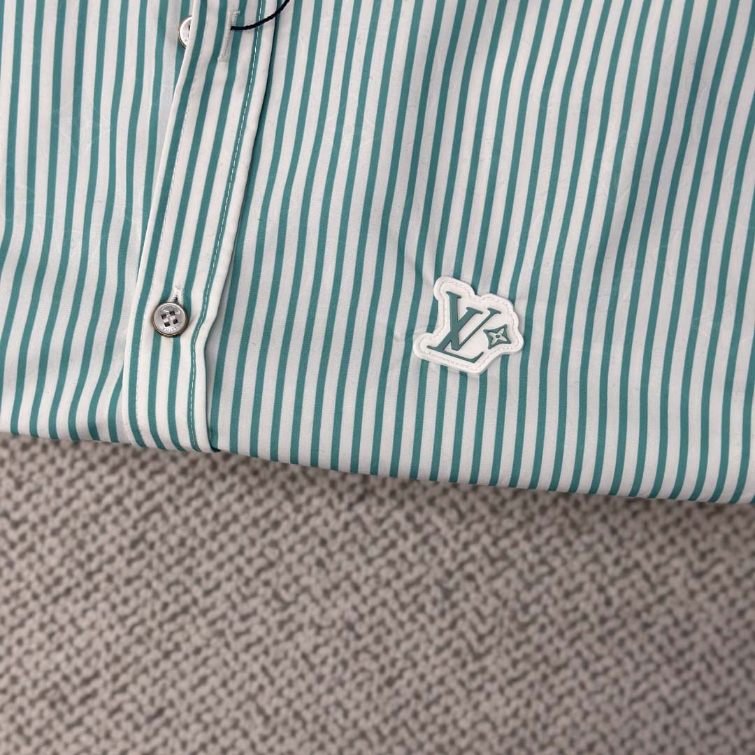 Louis Vuitton Monogram Striped Shirt   1AHVXI - EUR FASHION