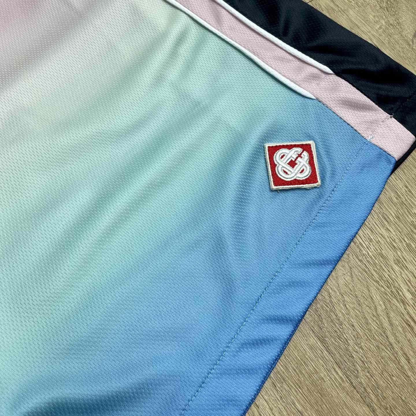 Casablanca Pastel Gradient Football Shorts   C1006 - EUR FASHION