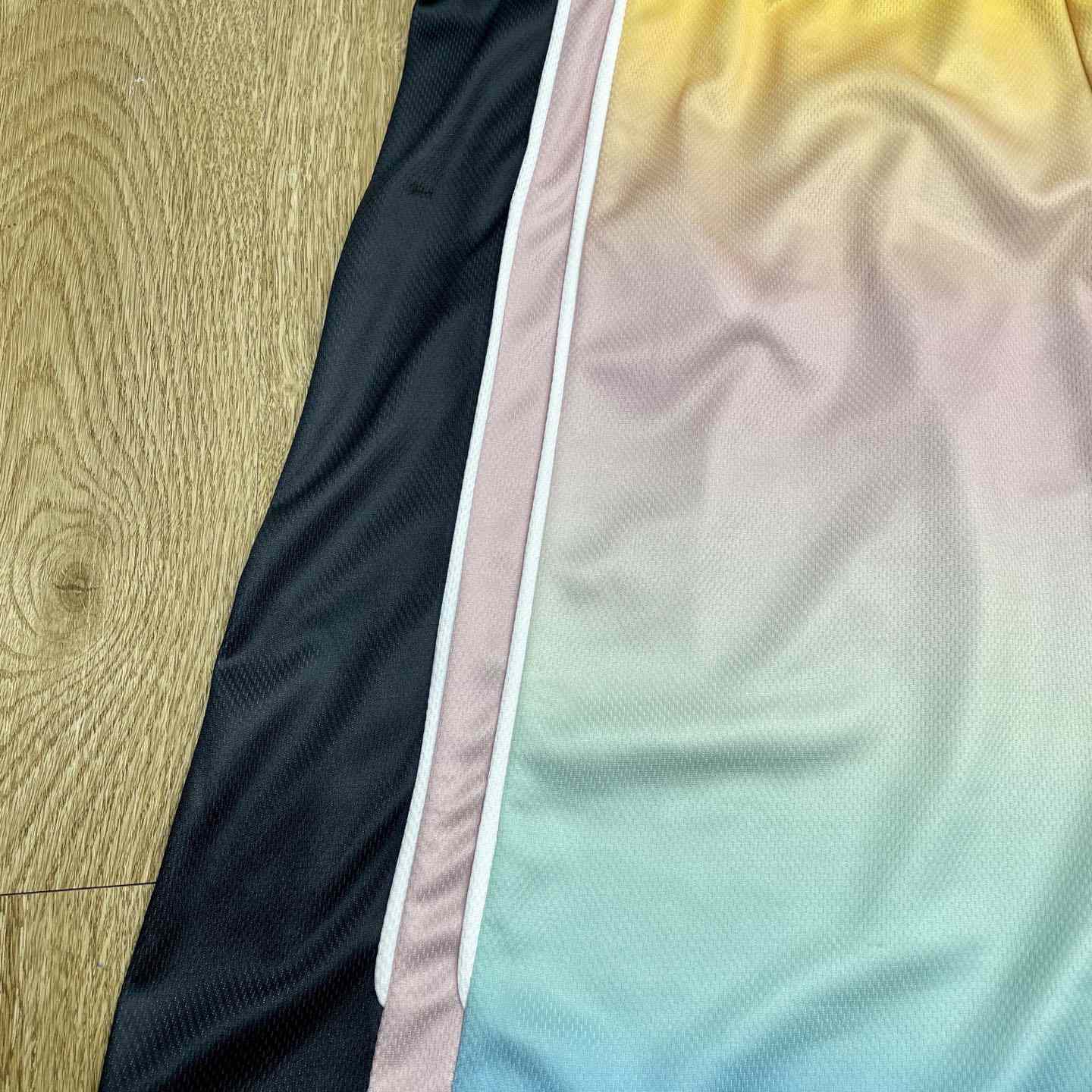 Casablanca Pastel Gradient Football Shorts   C1006 - EUR FASHION