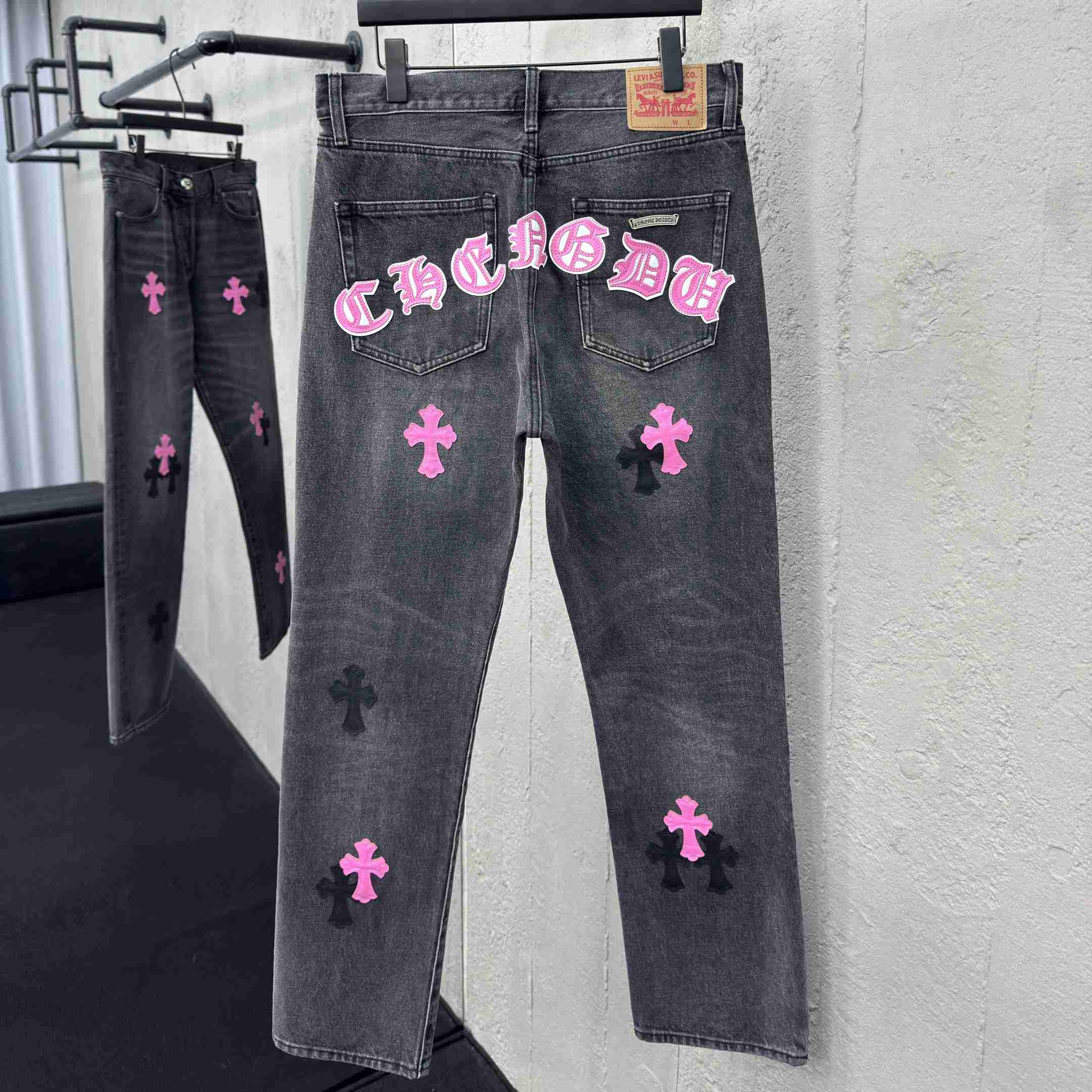Chrome Hearts Jeans - EUR FASHION