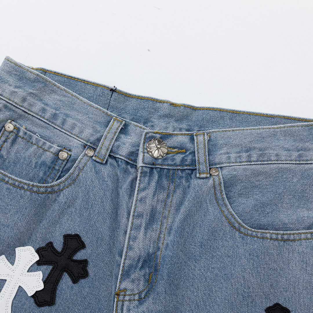 Chrome Hearts Denim Shorts - EUR FASHION