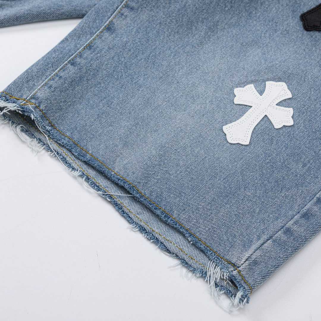 Chrome Hearts Denim Shorts - EUR FASHION
