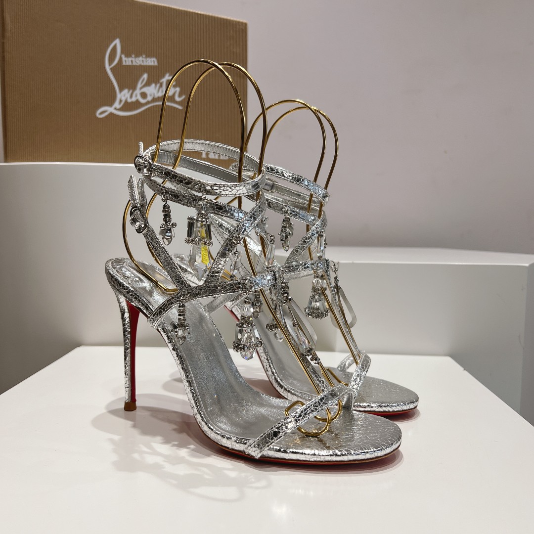 Christian Louboutin 110mm Bombina Pampila sandals - EUR FASHION