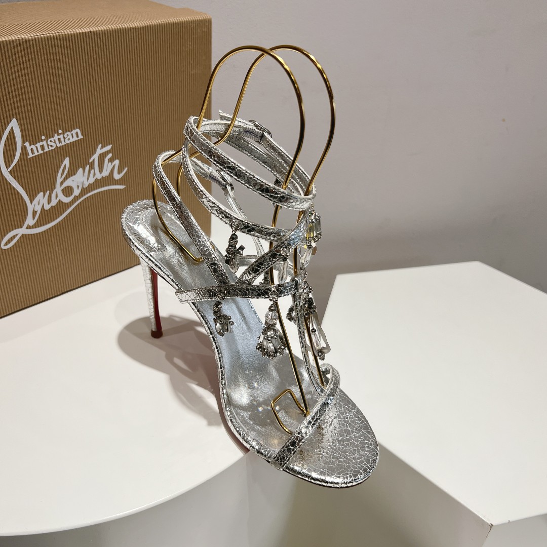 Christian Louboutin 110mm Bombina Pampila sandals - EUR FASHION