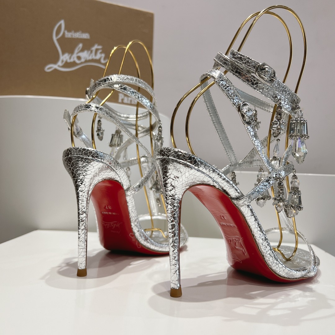 Christian Louboutin 110mm Bombina Pampila sandals - EUR FASHION