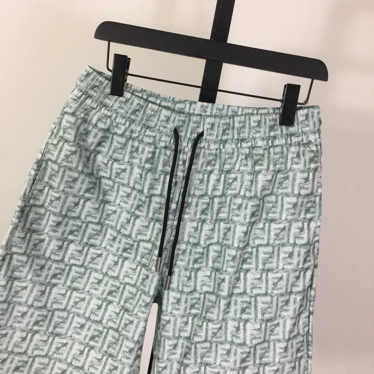 Fendi FF-motif Linen Shorts - EUR FASHION